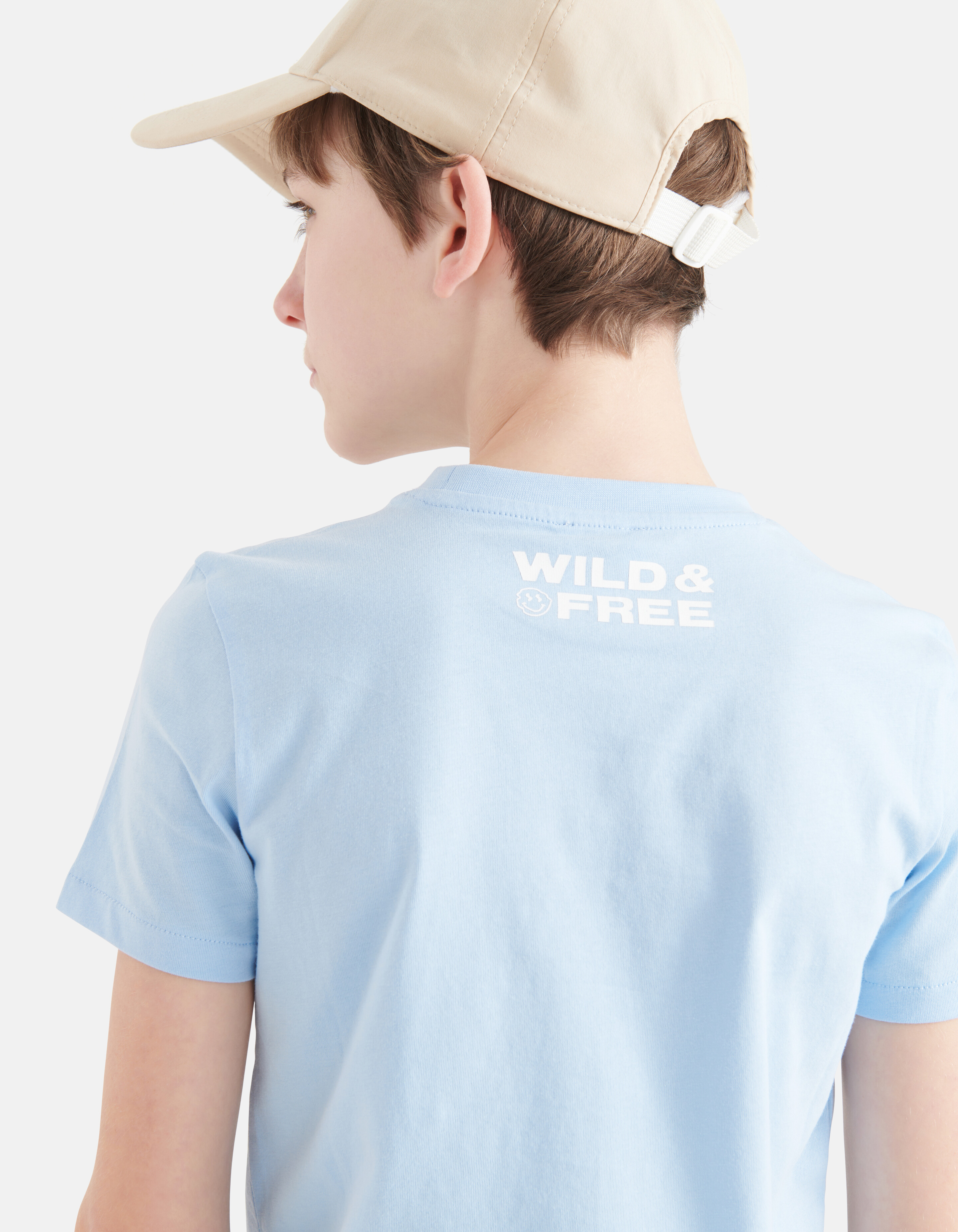 Graphic Artwork T-Shirt Hellblau SHOEBY BOYS