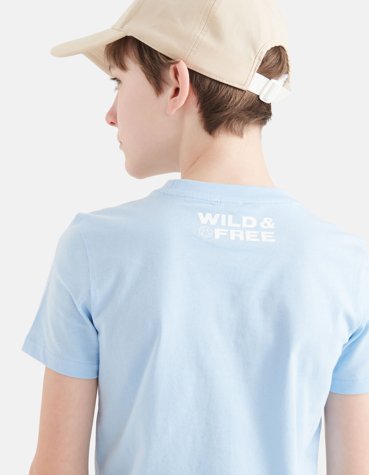 Graphic Artwork T-Shirt Hellblau SHOEBY BOYS