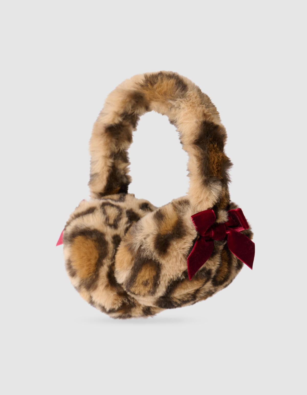 Leopard Ohrenw&auml;rmer Braun SHOEBY ACCESSOIRES