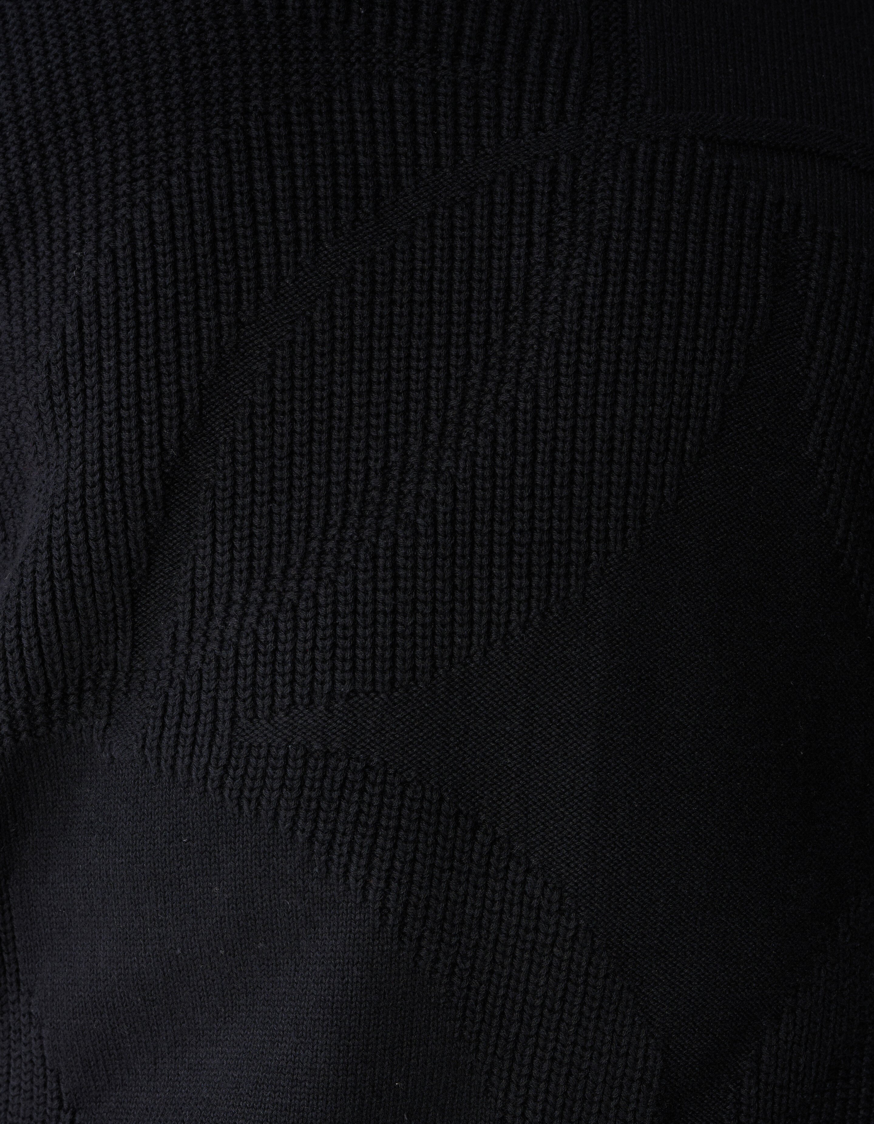Strickpullover Mit Logoprint Schwarz SHOEBY MEN