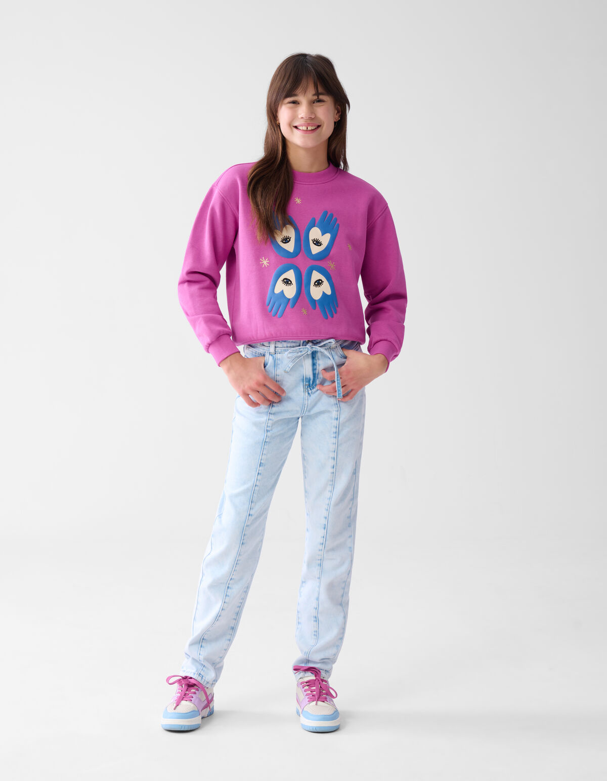 Mom Jeans Hellblau SHOEBY GIRLS
