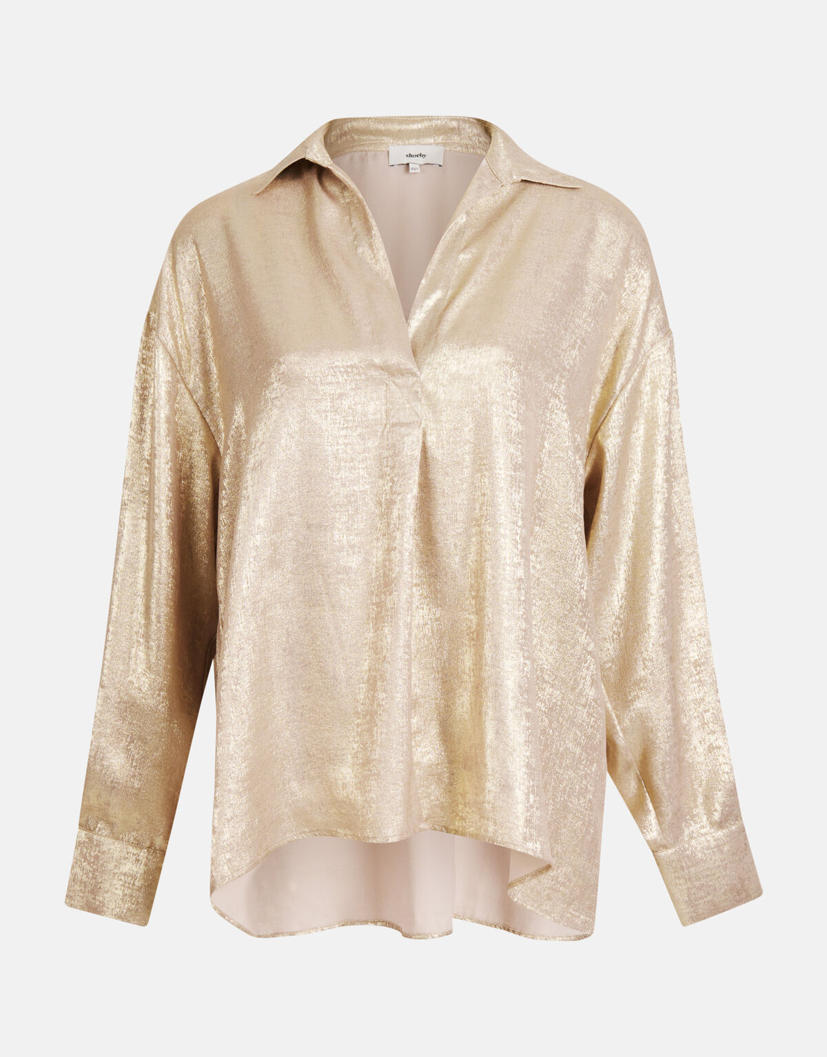 Metallic-Bluse Gold SHOEBY WOMEN