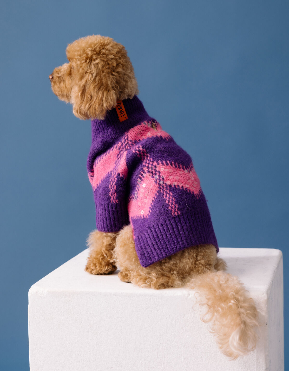 Pailletten Hundepullover Purple SHOEBY ACCESSOIRES