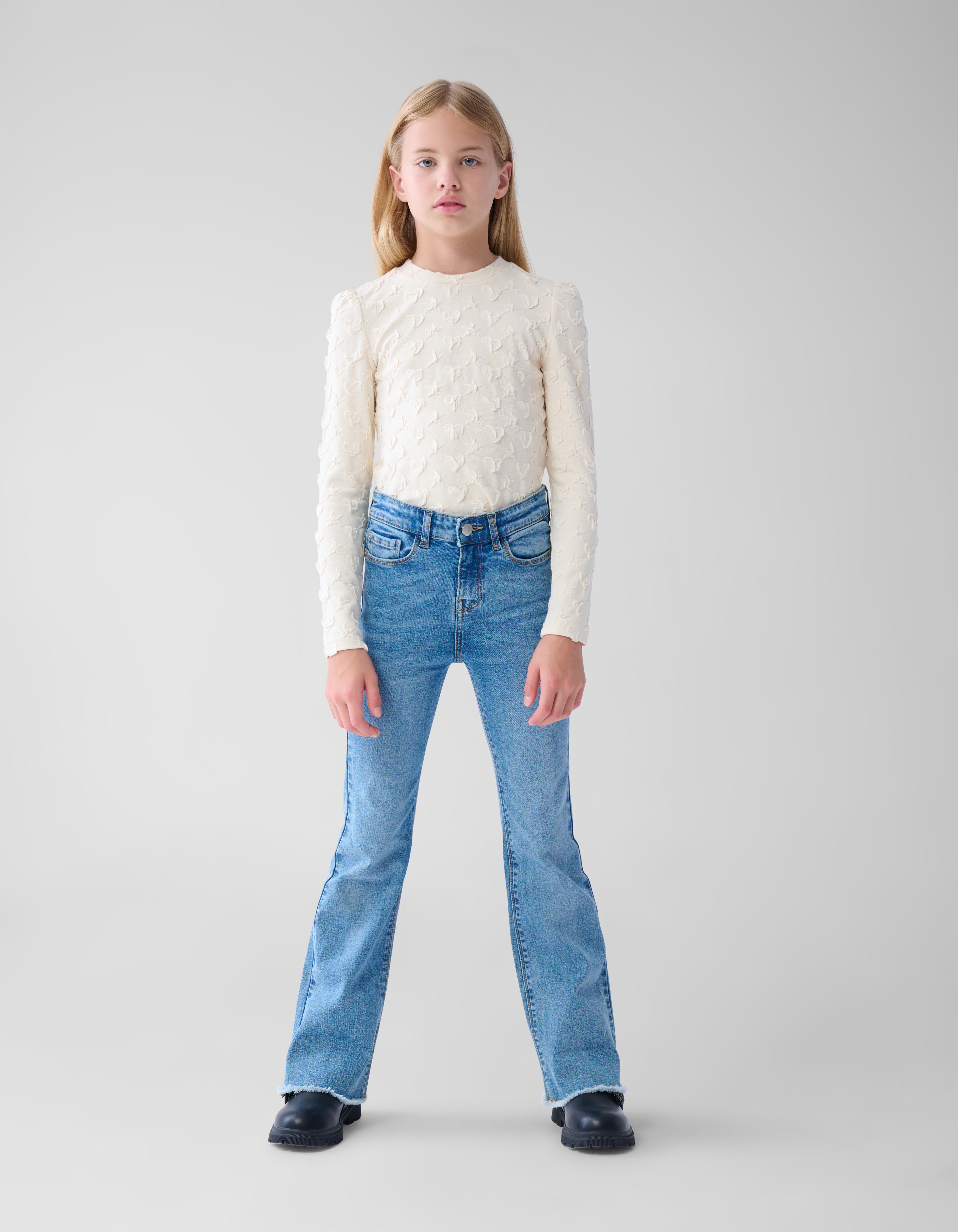 Strukturiertes Oberteil Off White SHOEBY GIRLS