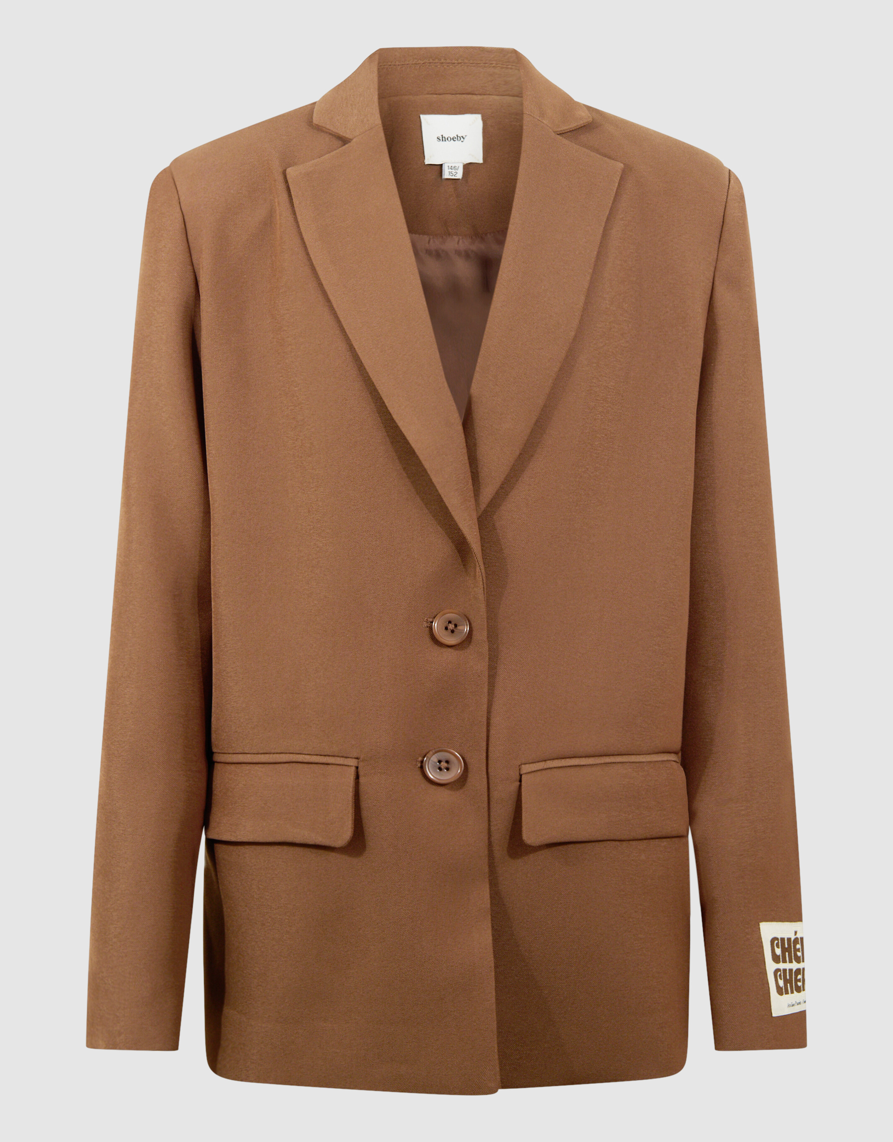 Offener R&uuml;cken Blazer Braun SHOEBY GIRLS