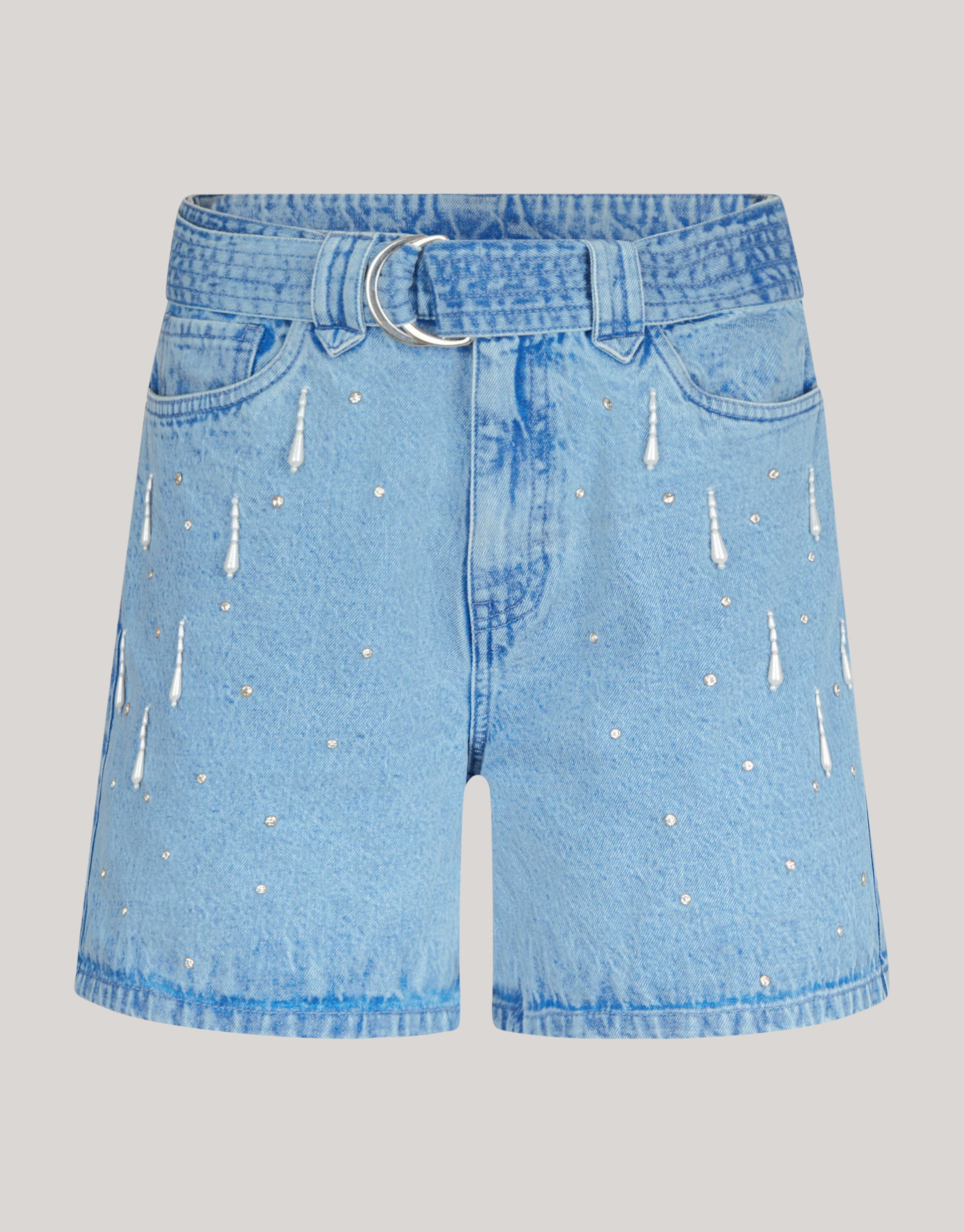 Verzierte Denim-Shorts von Lizzy SHOEBY WOMEN