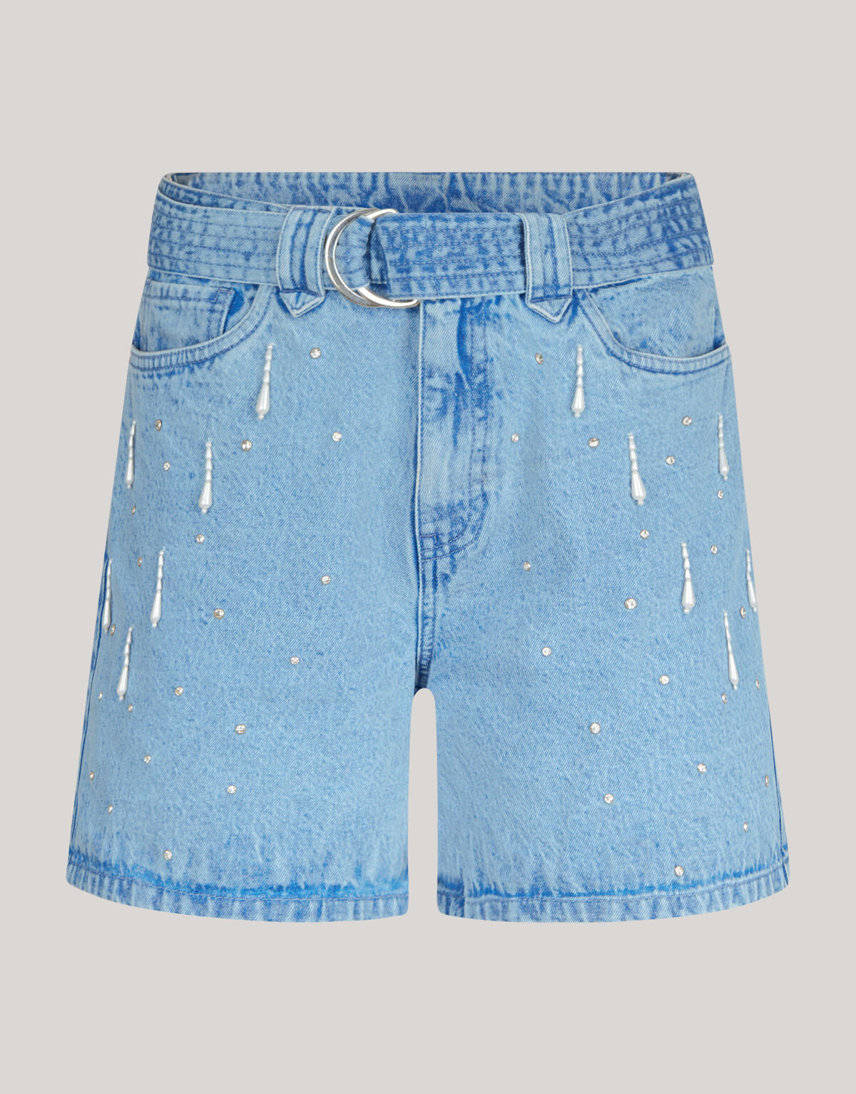 Verzierte Denim-Shorts von Lizzy SHOEBY WOMEN