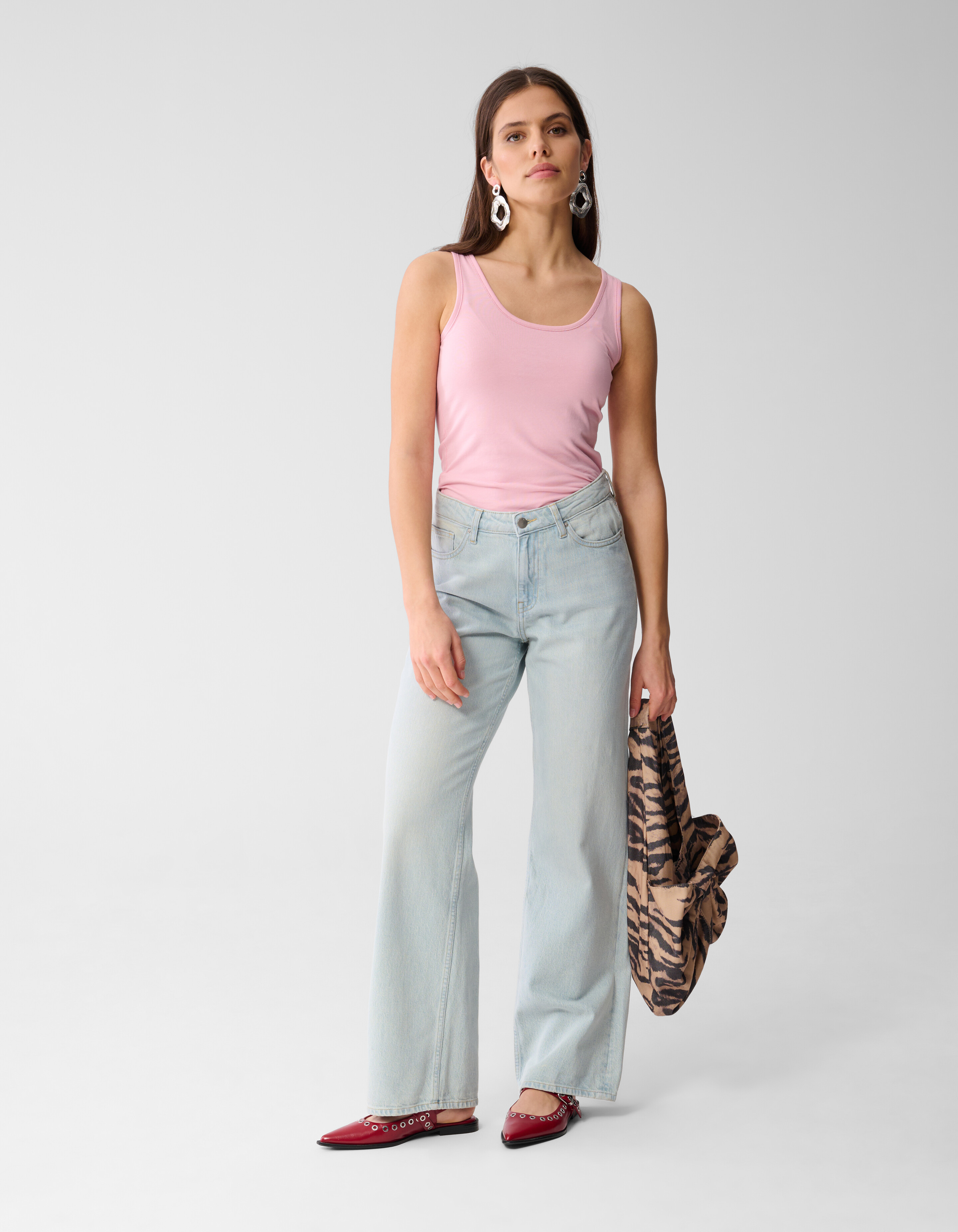 Basic Tank Top Hellrosa SHOEBY WOMEN
