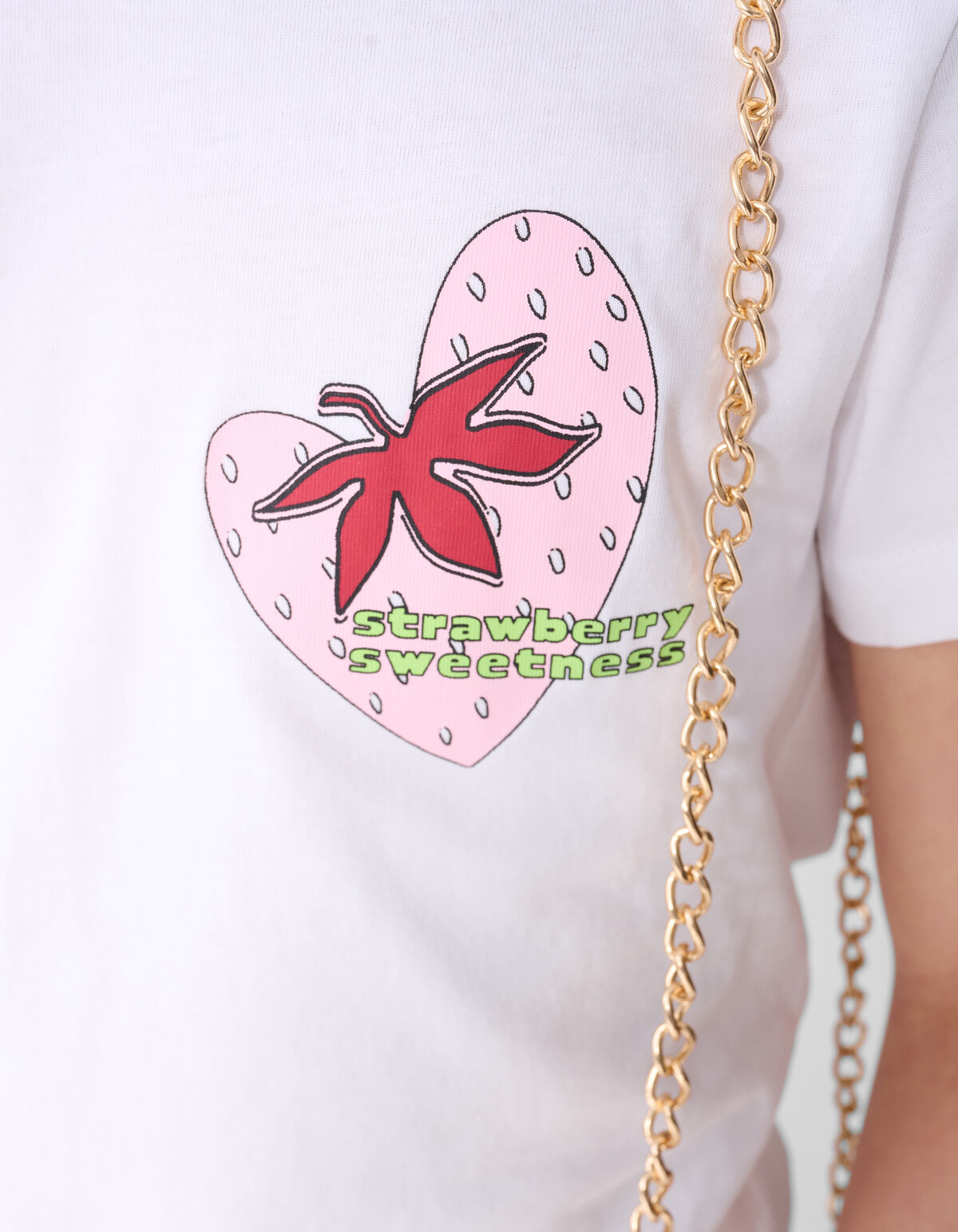 Sweetness Artwork T-Shirt Wei&szlig; SHOEBY GIRLS