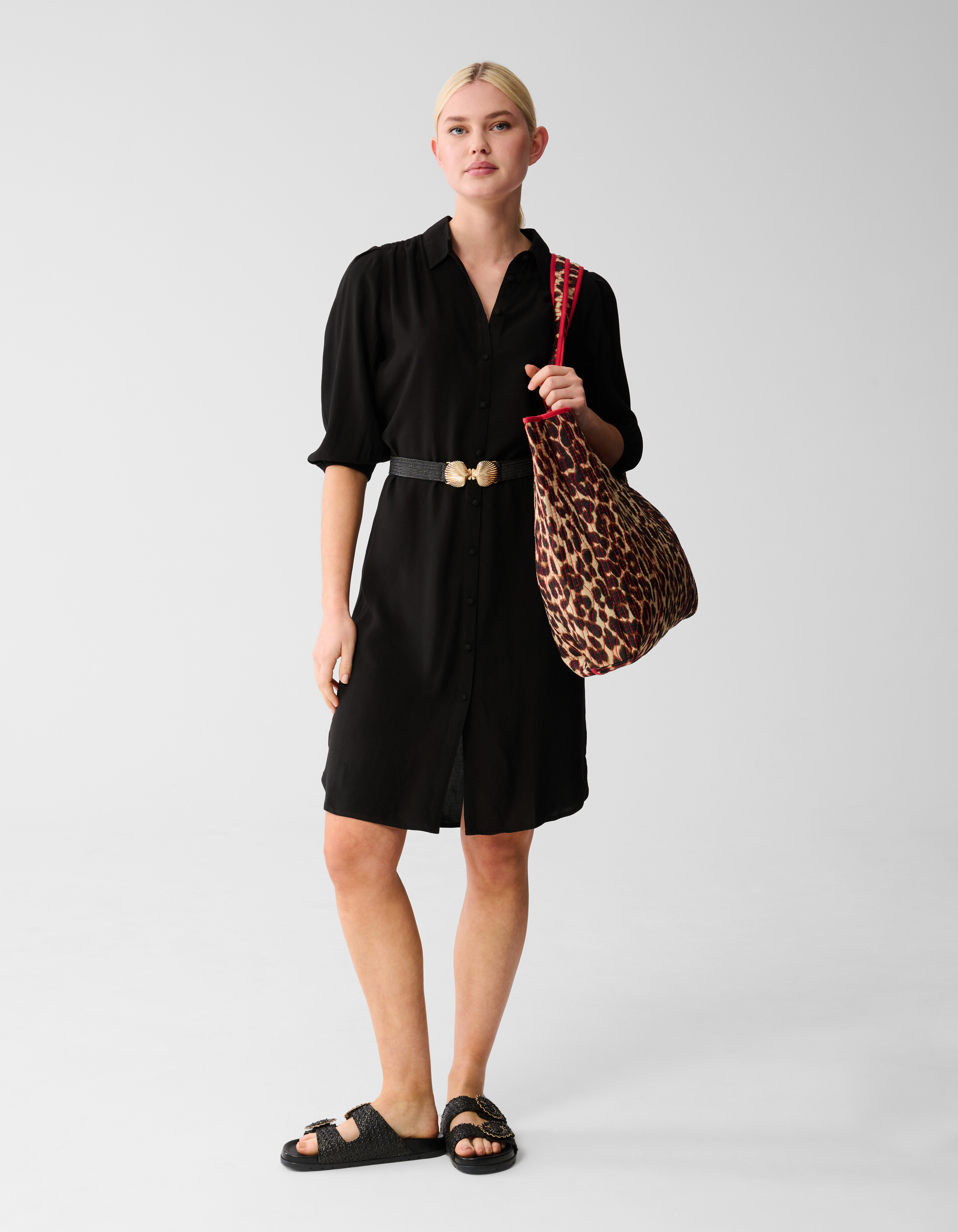 Midikleid Schwarz SHOEBY WOMEN