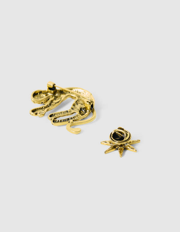 Leopard Broche Set Goud SHOEBY ACCESSOIRES