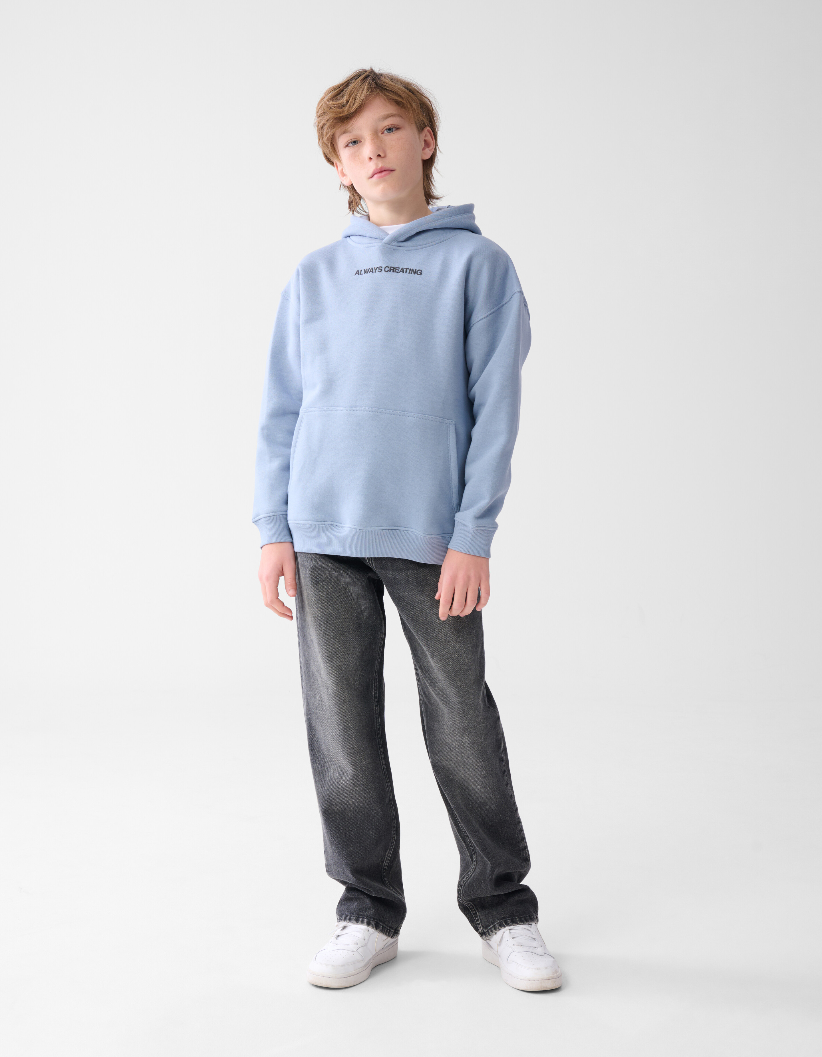 Artwork Hoodie blau SHOEBY BOYS