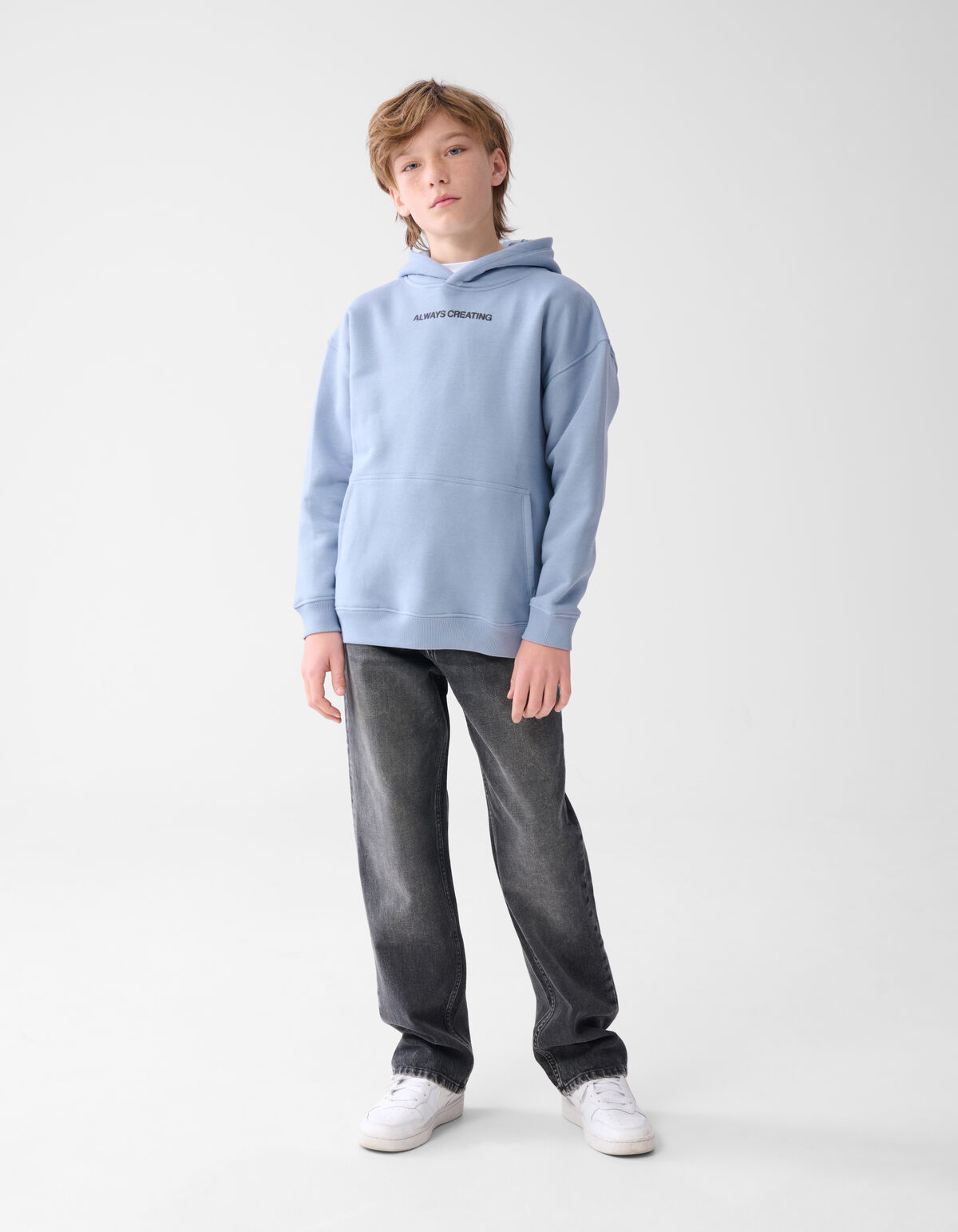 Artwork Hoodie blau SHOEBY BOYS