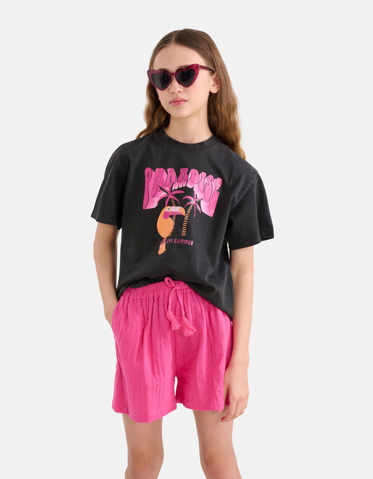 Artwork T-shirt Schwarz SHOEBY GIRLS