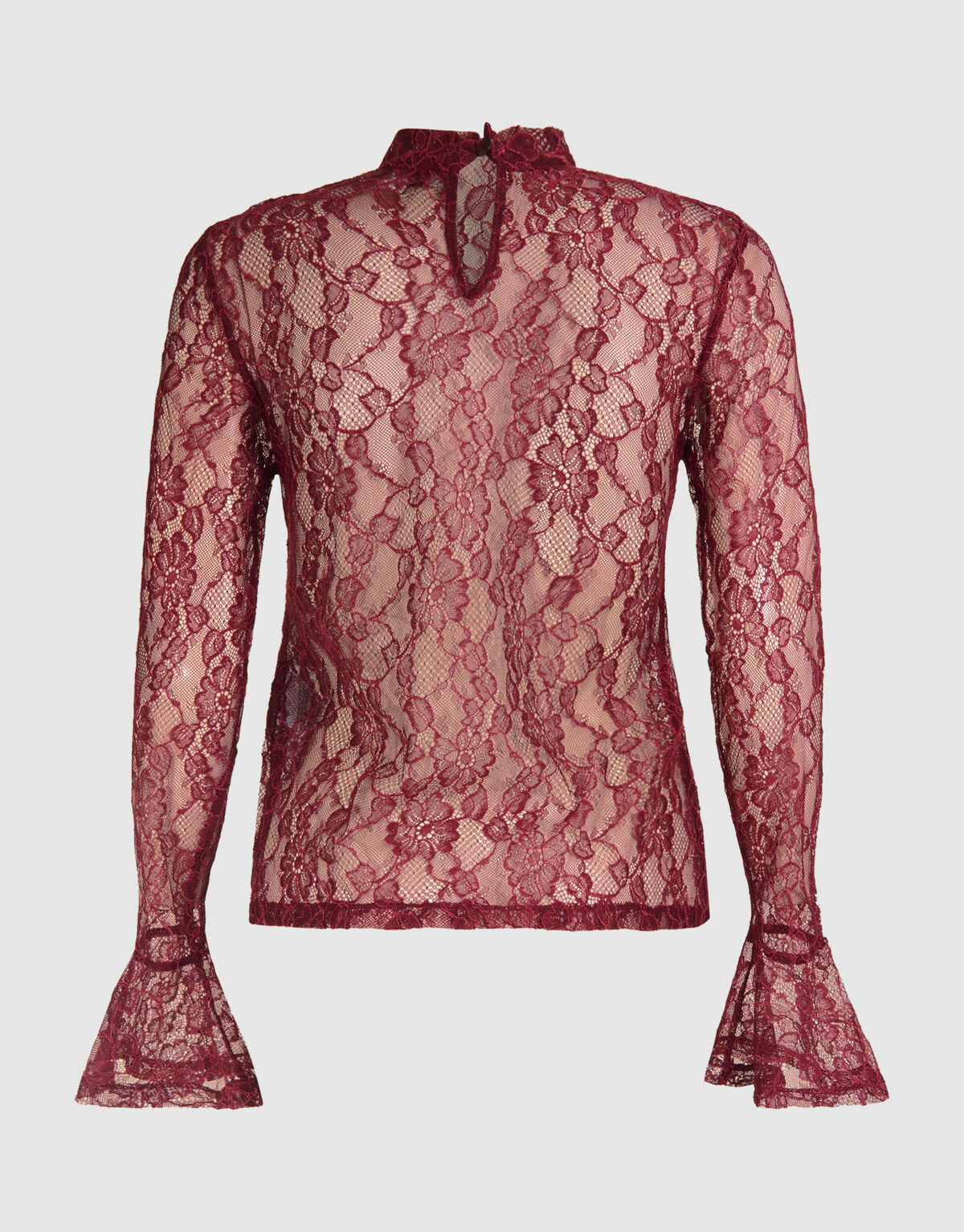 Kanten Top Bordeaux SHOEBY WOMEN