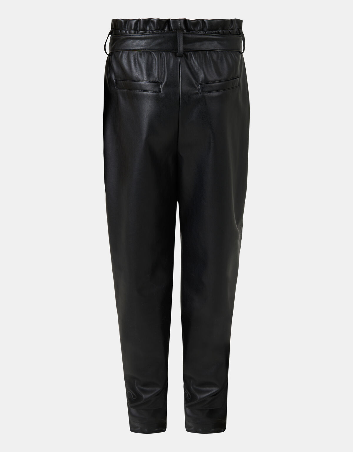Paperbag-Hose aus veganem Leder SHOEBY GIRLS