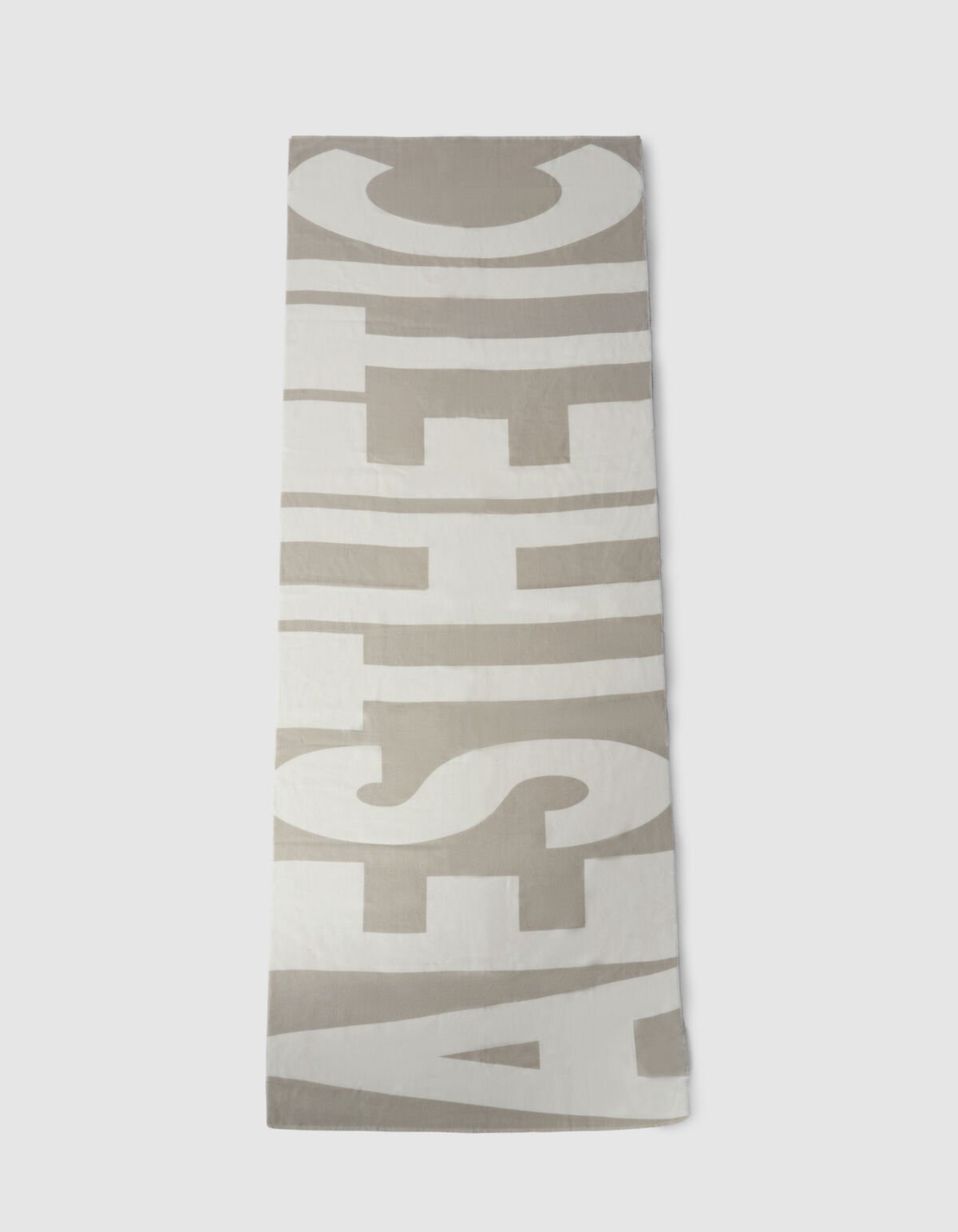 Text-Kunst Schal Gebrochen Weiß SHOEBY ACCESSOIRES