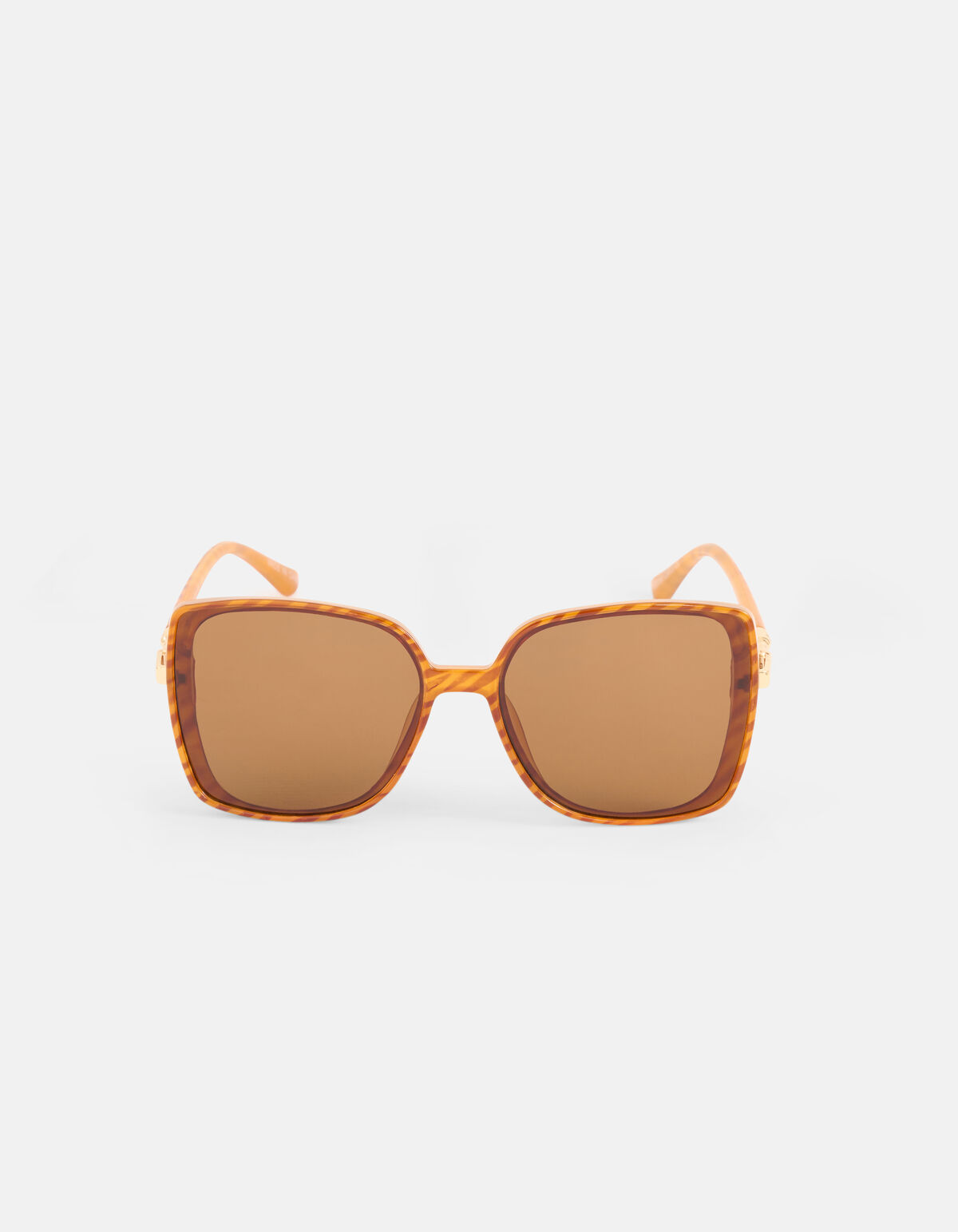 Große Havanna-Sonnenbrille Braun SHOEBY ACCESSOIRES