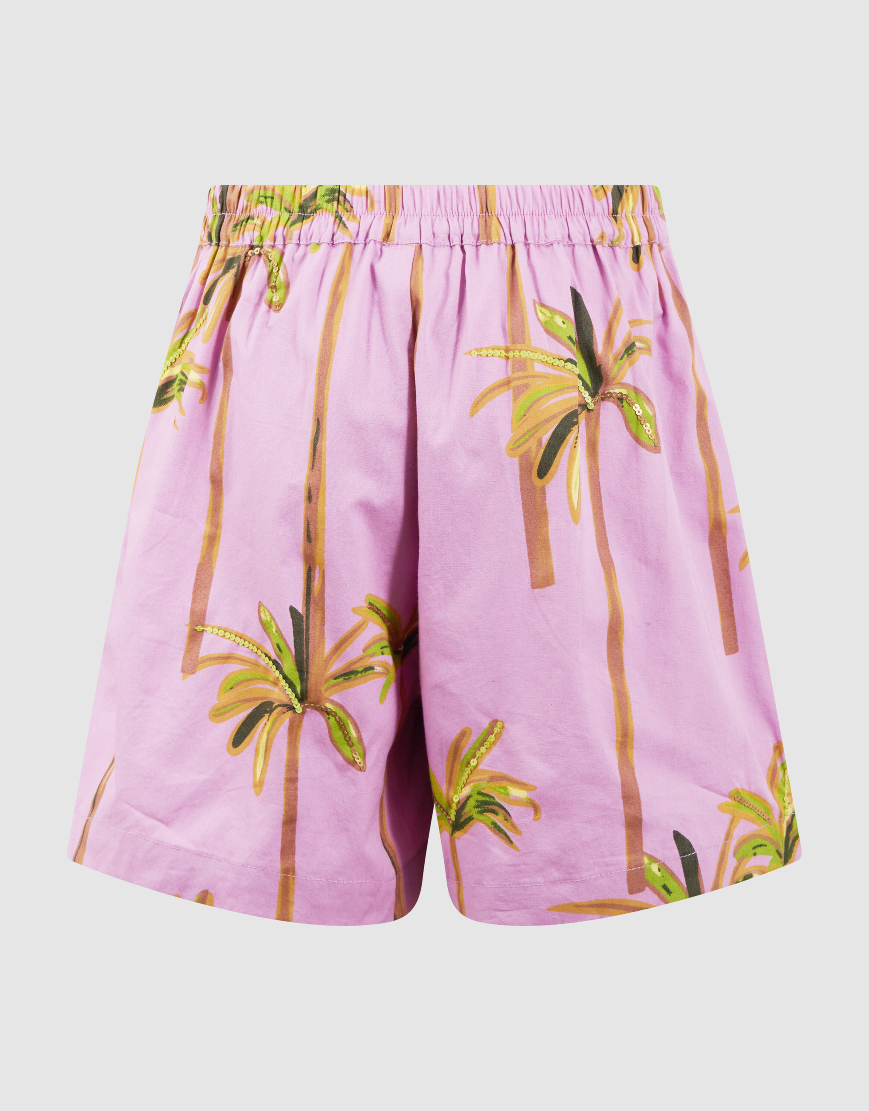 Palmen-Pailletten-Skort Helllila SHOEBY GIRLS