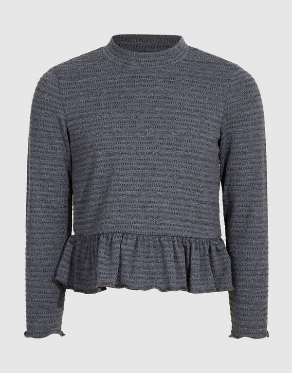 Volant Top Grau SHOEBY GIRLS