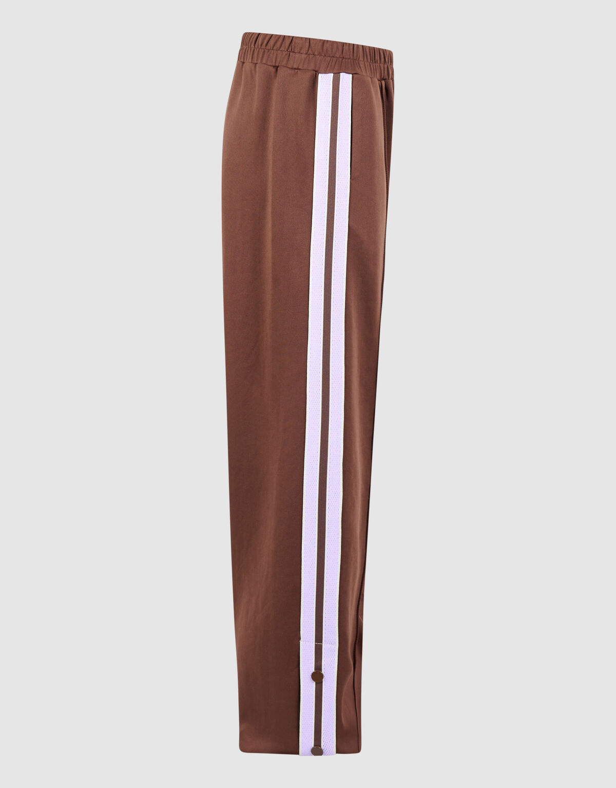 Jogginghose mit weitem Bein und Knopfleist Braun SHOEBY GIRLS