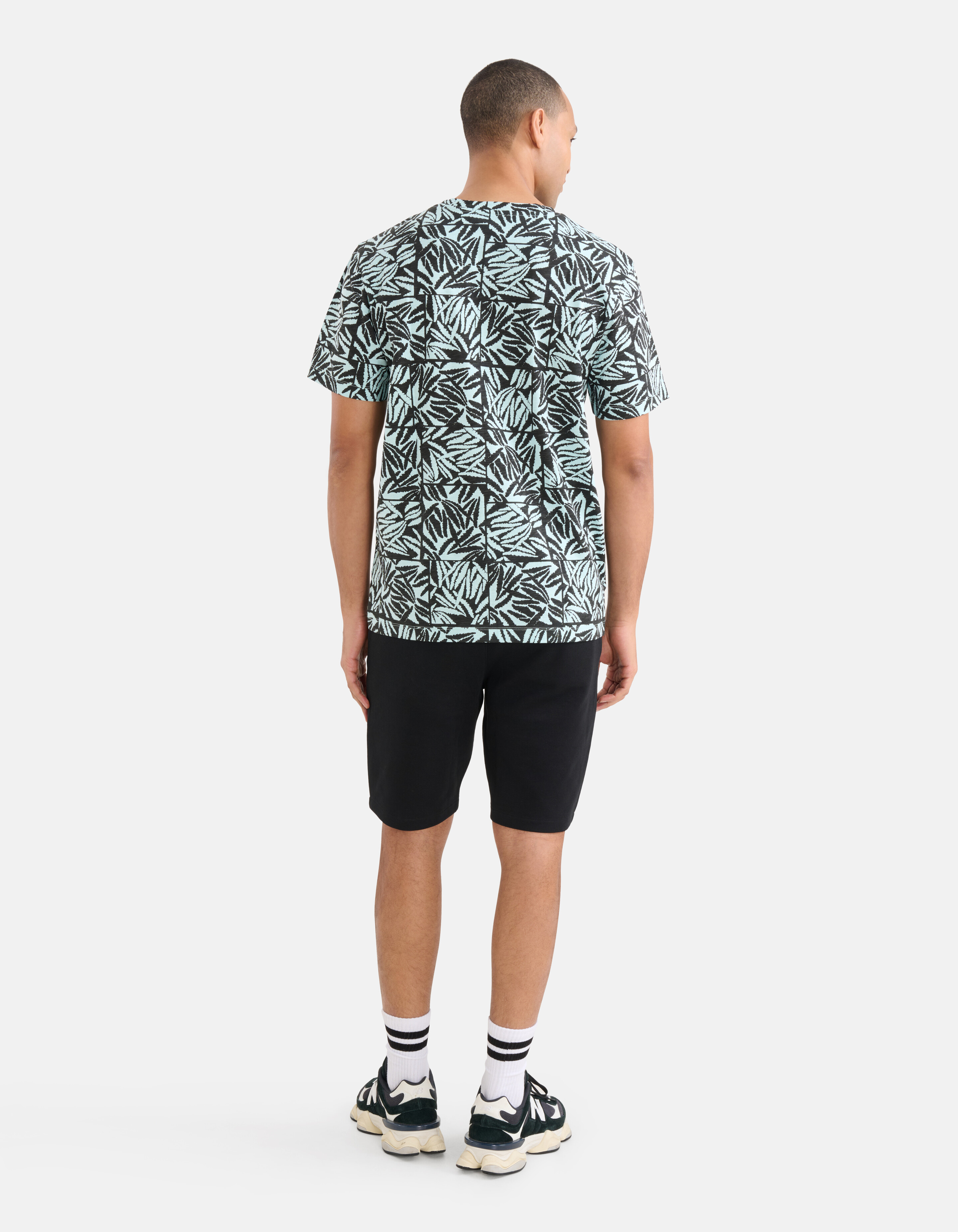 Printed T-shirt Lichtgroen SHOEBY MEN