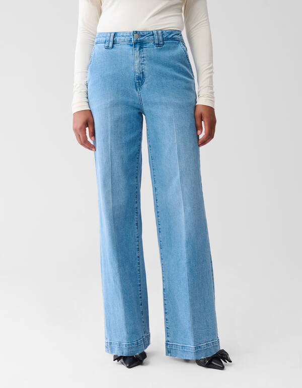 Weit geschnittene Jeans Mediumstone SHOEBY WOMEN