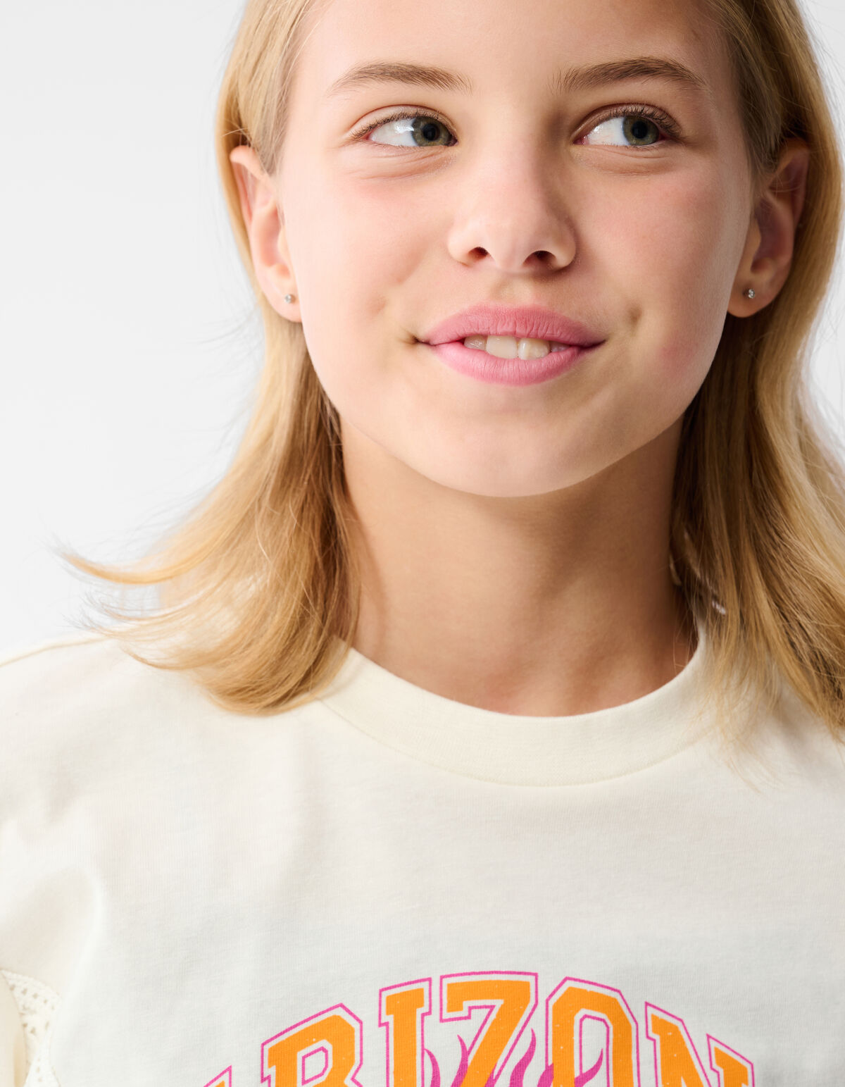 Arizona Spitzen-T-Shirt Broken White SHOEBY GIRLS