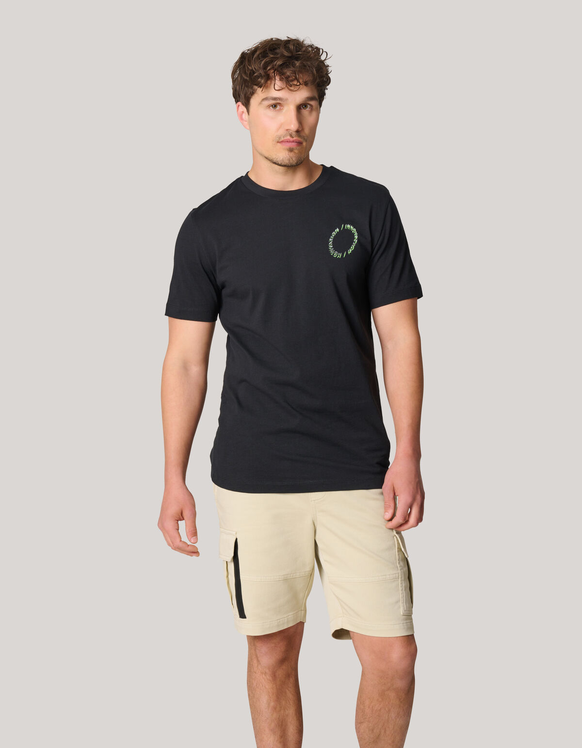 Artwork T-shirt Zwart SHOEBY MEN