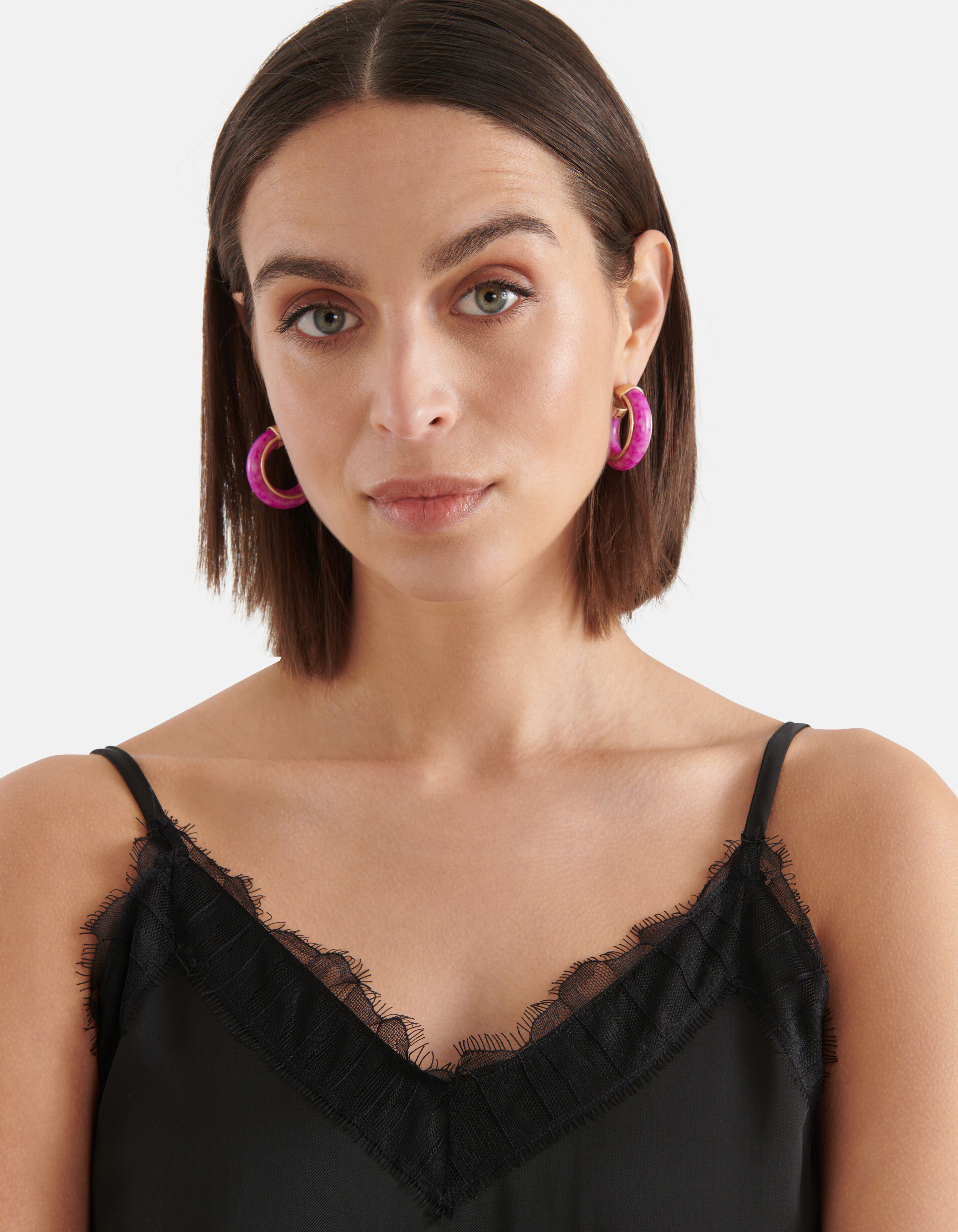 Hoops Ohrringe Lila SHOEBY ACCESSOIRES