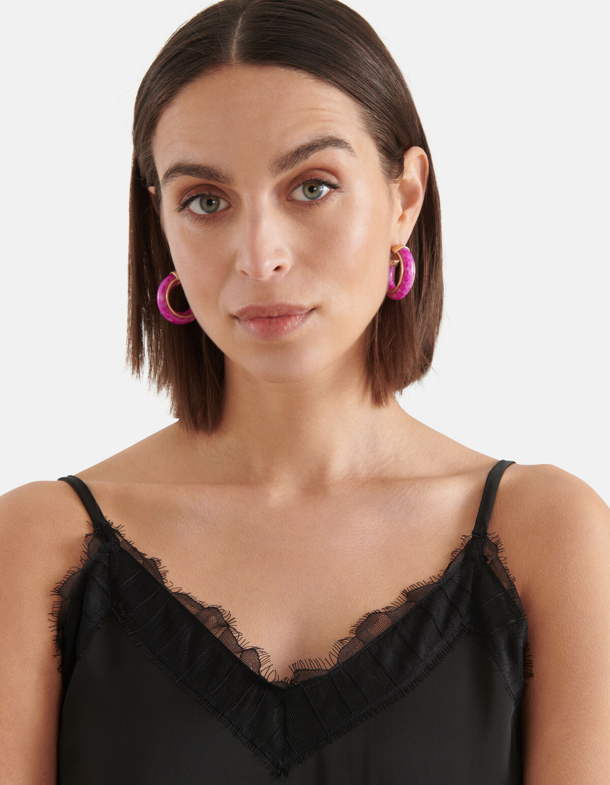Hoops Ohrringe Lila SHOEBY ACCESSOIRES