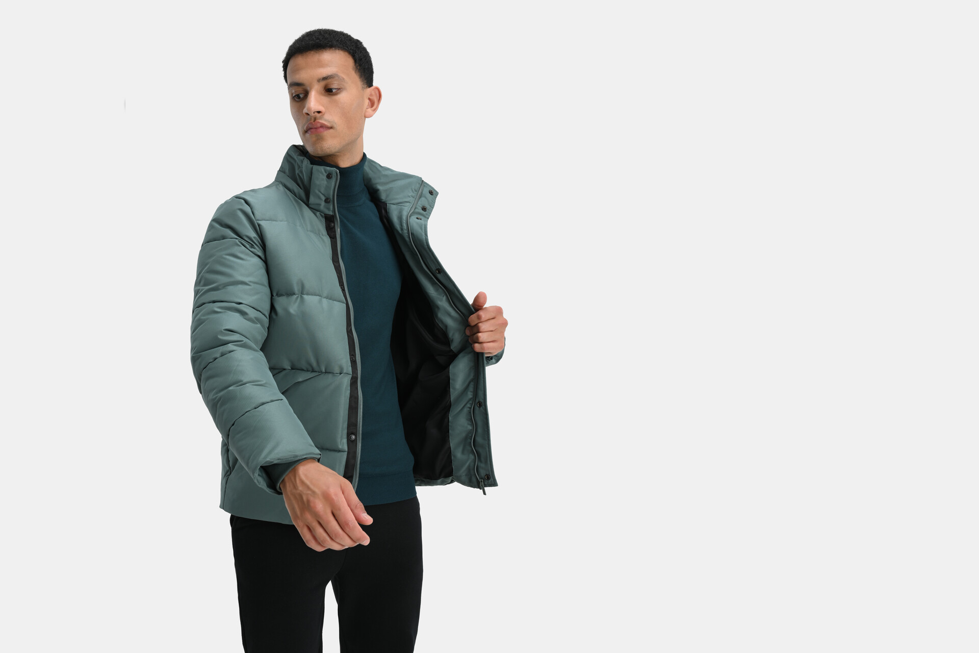 Pufferjacke Grün SHOEBY MEN