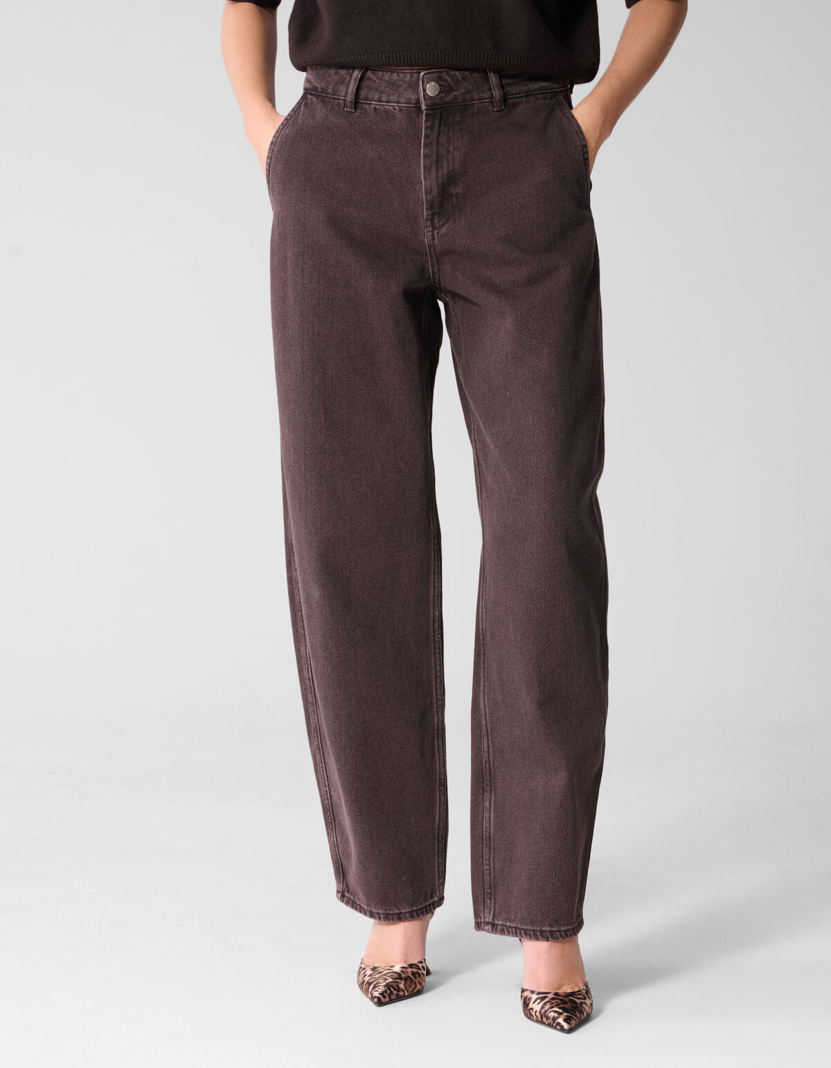 Barrel Fit Jeans Dunkelbraun By Mieke SHOEBY WOMEN