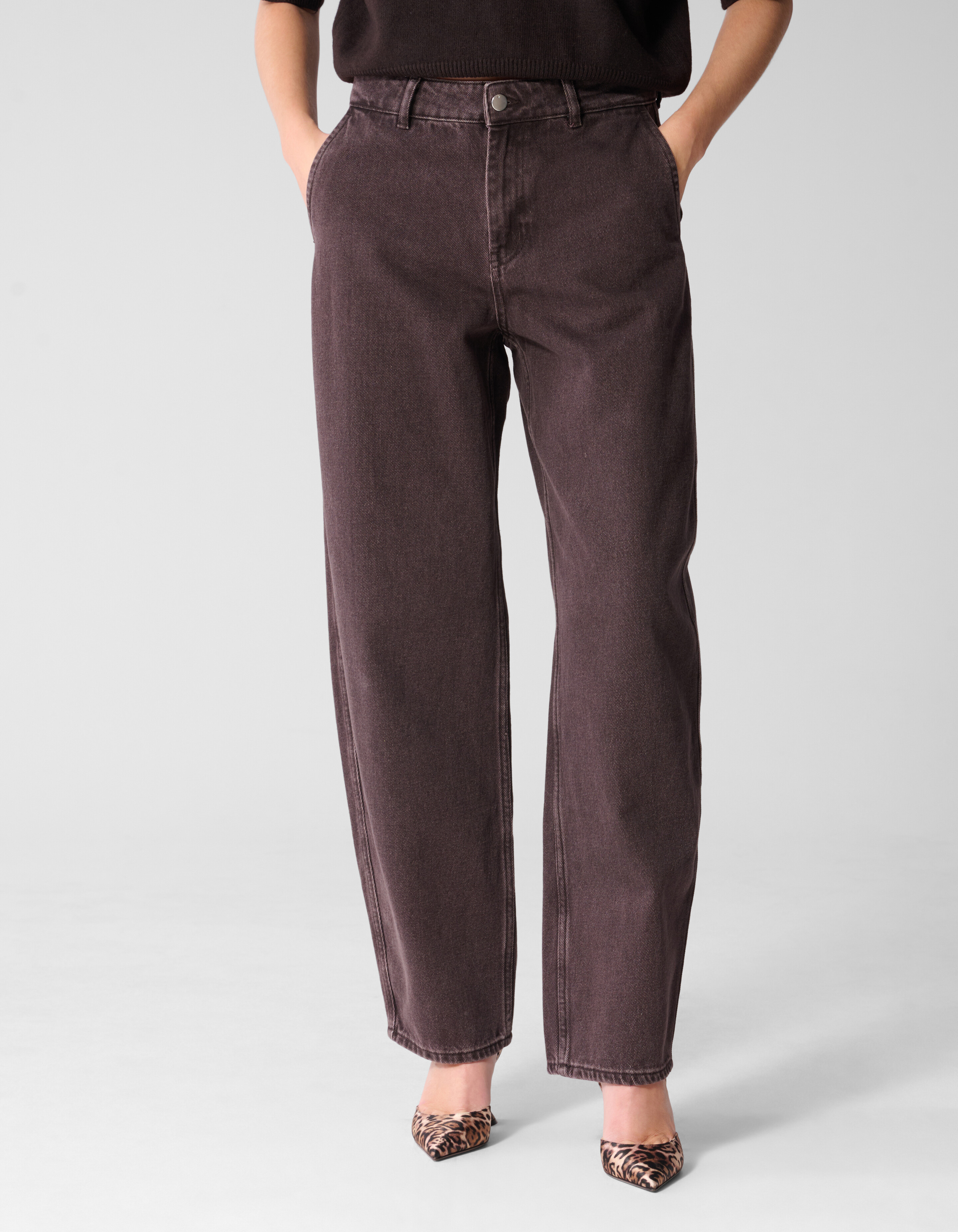 Barrel Fit Jeans Dunkelbraun By Mieke SHOEBY WOMEN