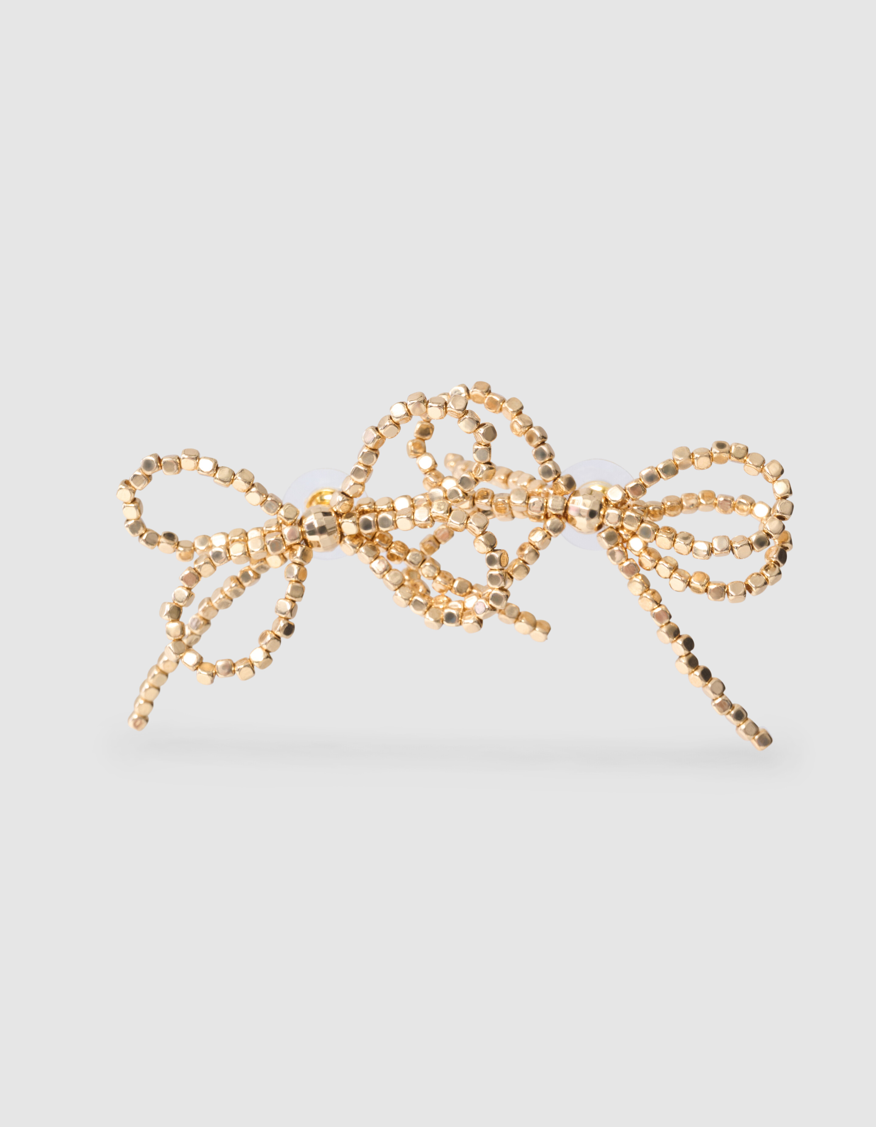 Perlenstrick-Ohrhänger Gold SHOEBY ACCESSOIRES