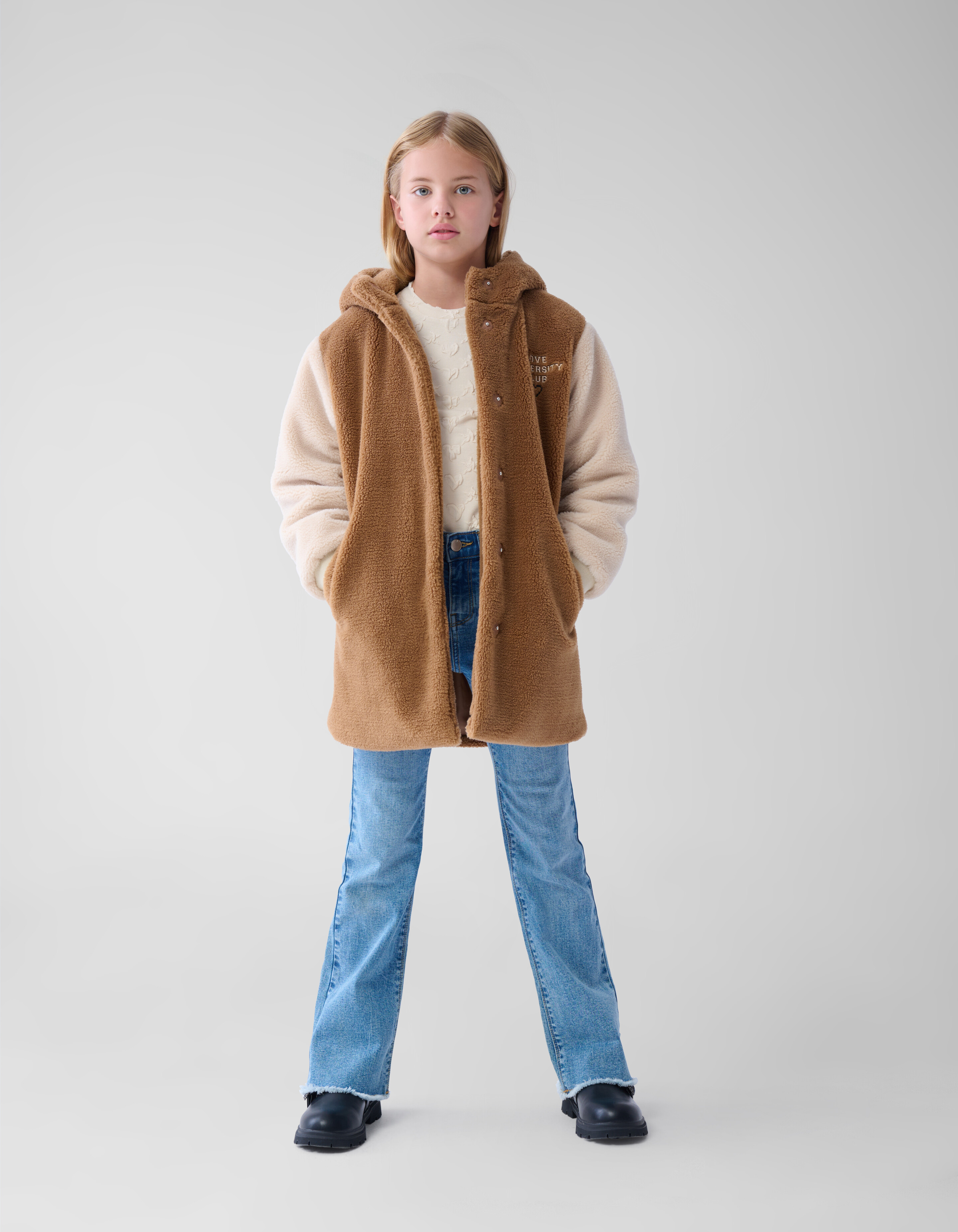 Teddyjacke Braun SHOEBY GIRLS