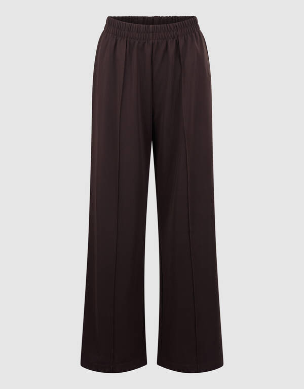 Basic-Hose mit weitem Bein Dunkelbraun SHOEBY WOMEN