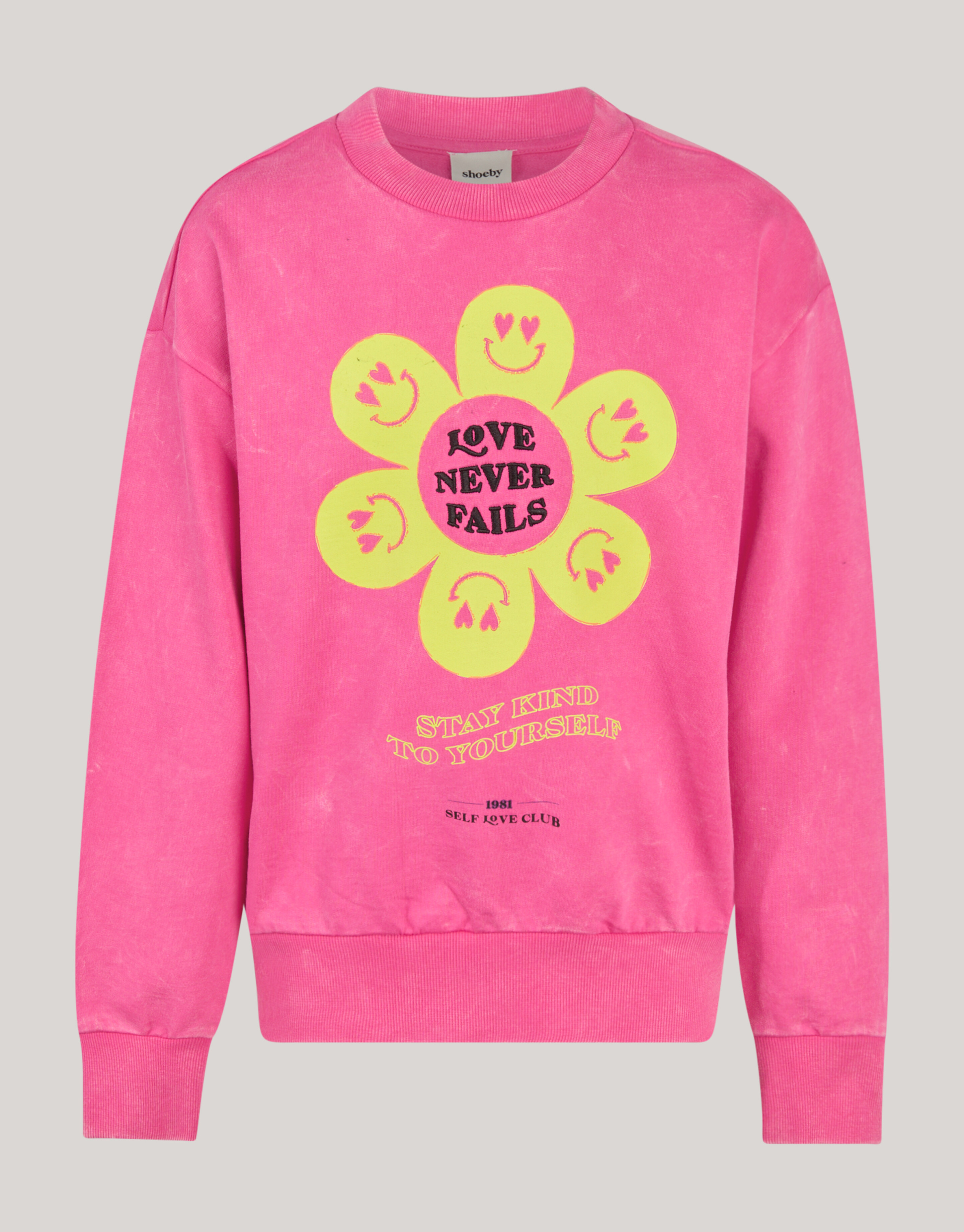 Blumen-Pullover Rosa SHOEBY GIRLS
