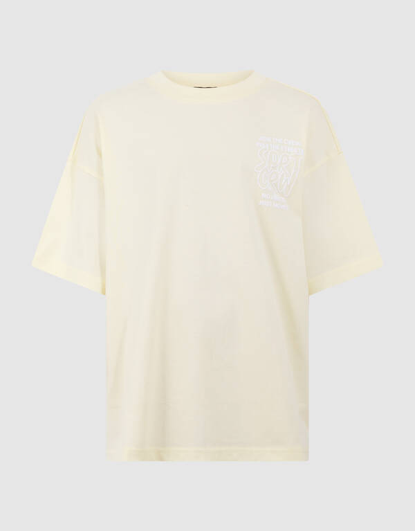 Sport Crew Artwork T-Shirt Hellgelb SHOEBY BOYS
