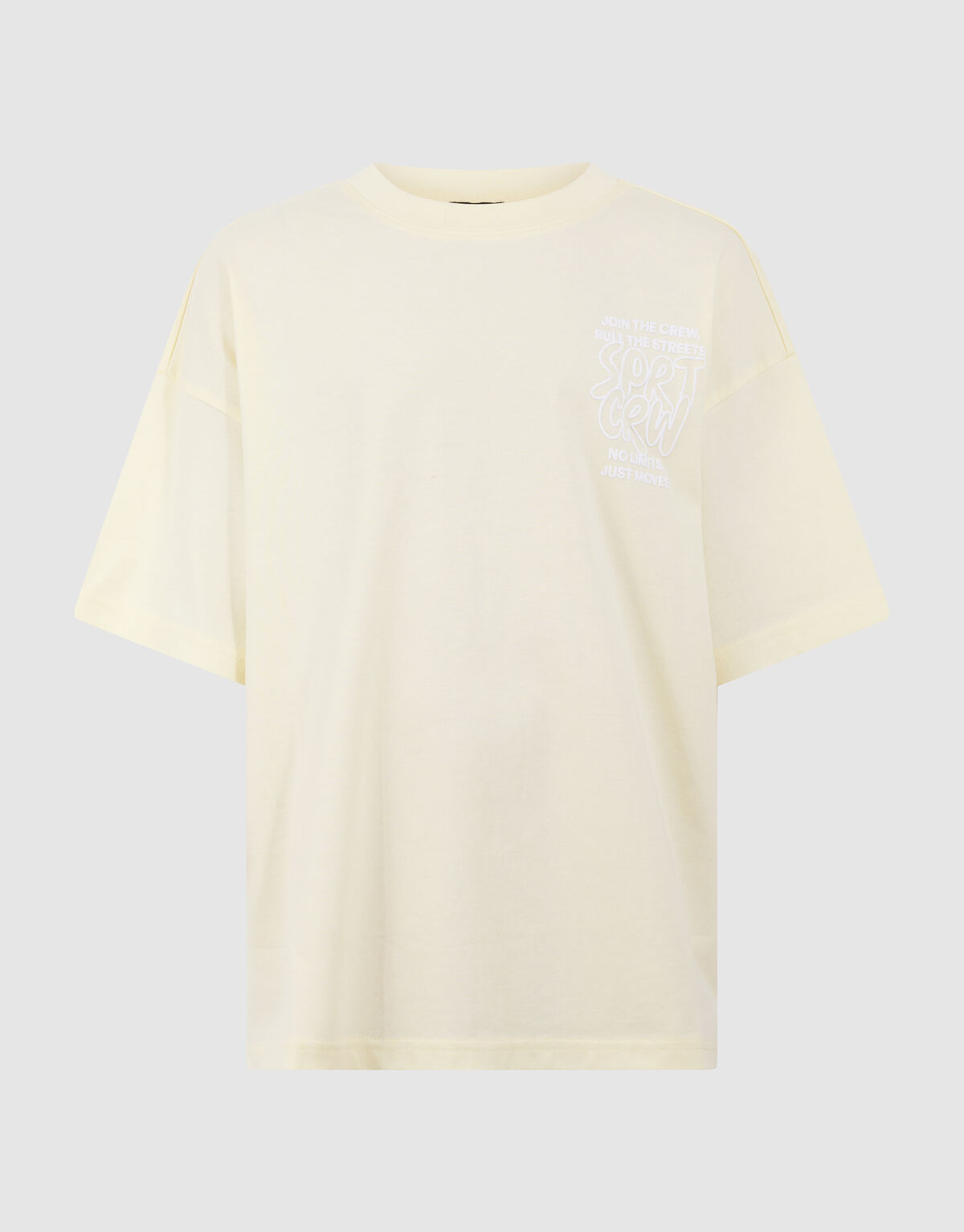 Sport Crew Artwork T-Shirt Hellgelb SHOEBY BOYS