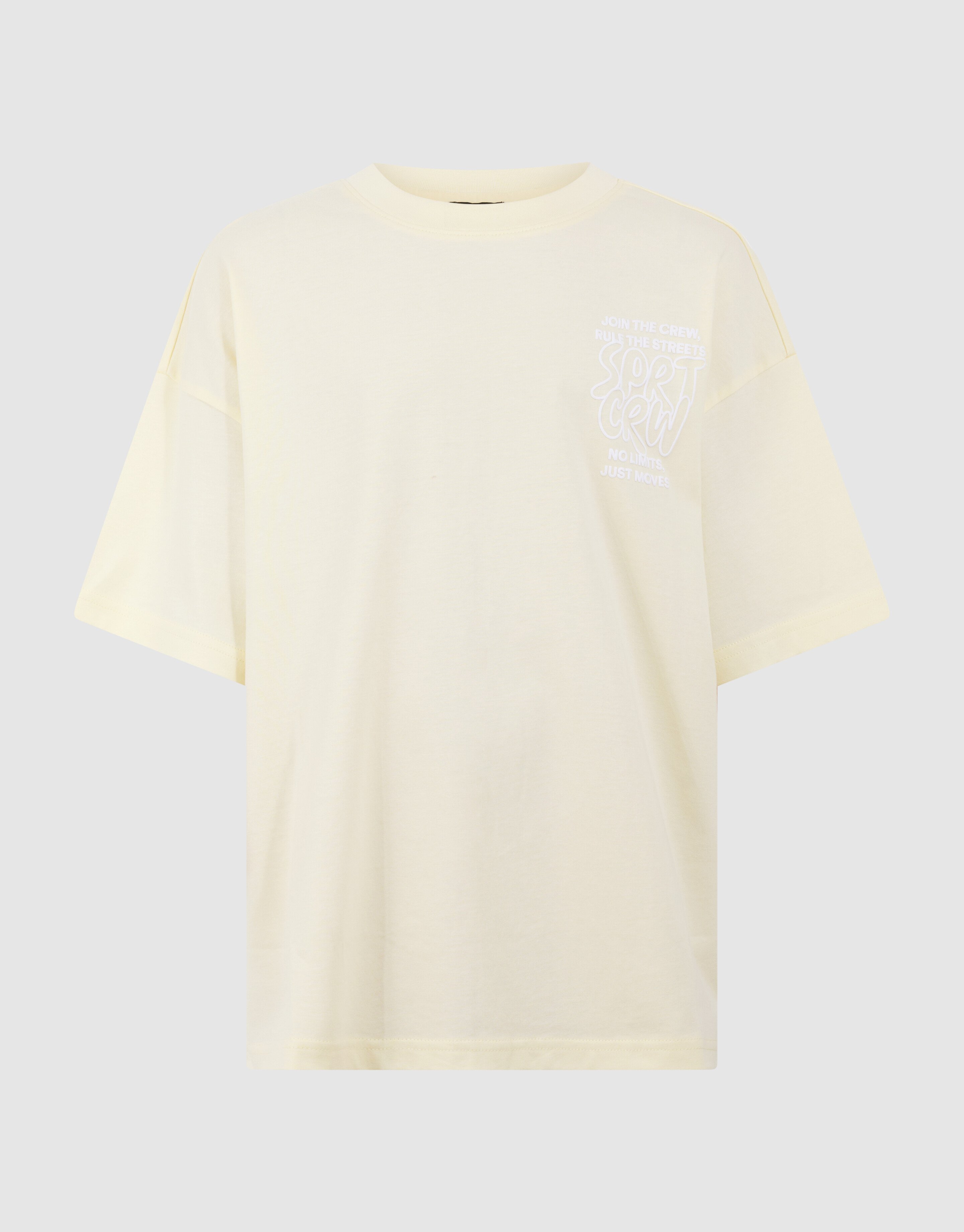 Sport Crew Artwork T-Shirt Hellgelb SHOEBY BOYS