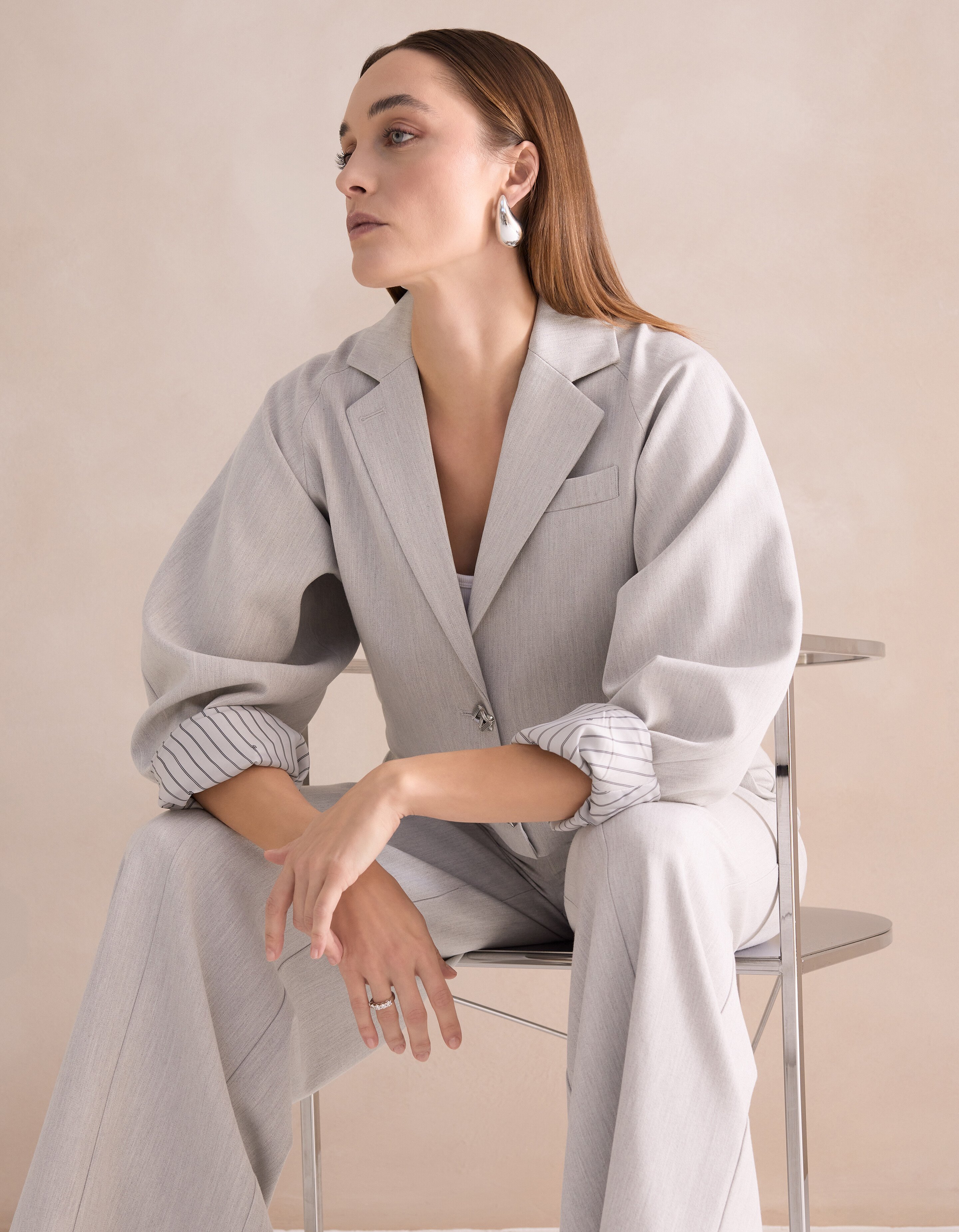 Kurzblazer Hellgrau von Mieke SHOEBY WOMEN