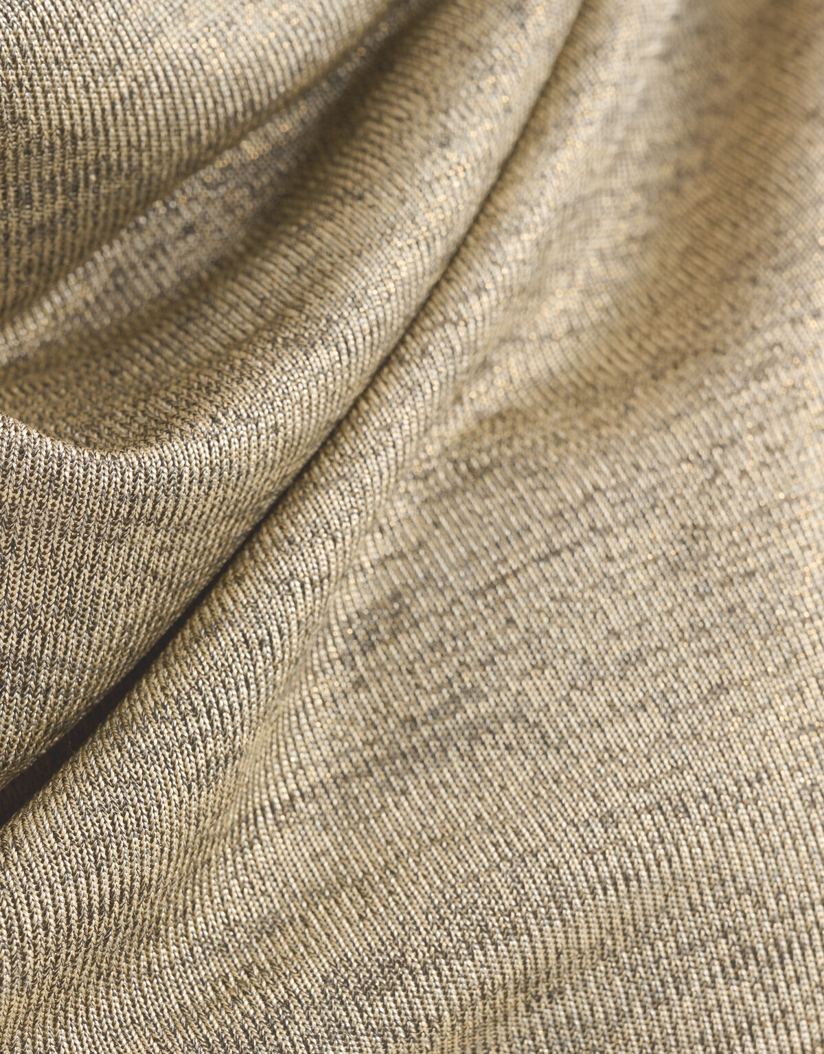 Drapiertes Glitzer-Top Gold SHOEBY WOMEN