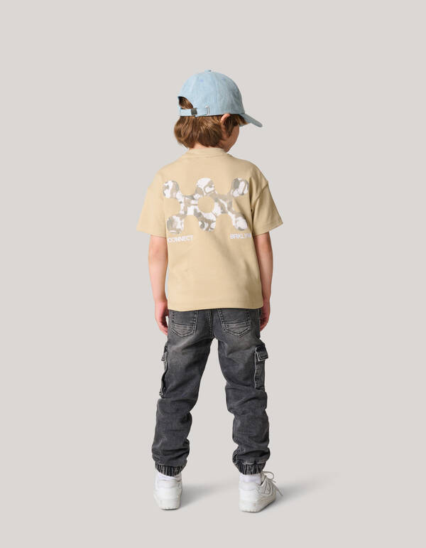 Kunstwerk T-shirt Sand SHOEBY BOYS