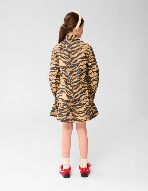 Tiger Print Kleid Braun SHOEBY GIRLS