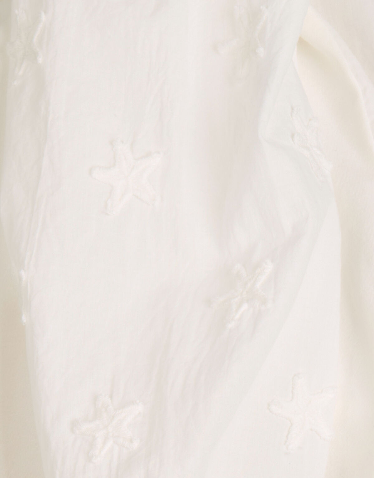 Stern-Stickerei Top Weiß SHOEBY GIRLS