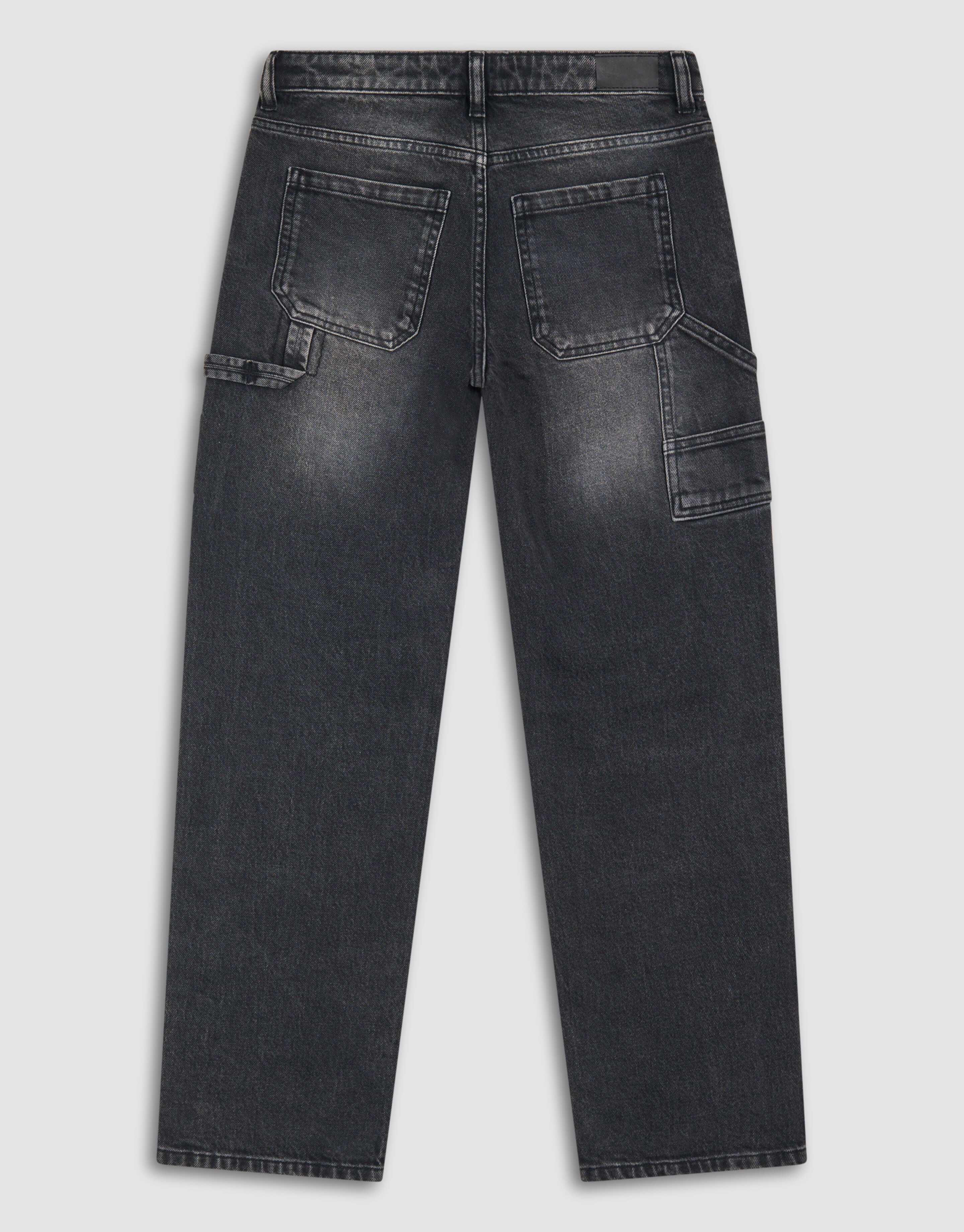 Straight Fit Jeans Dunkelgrau SHOEBY BOYS