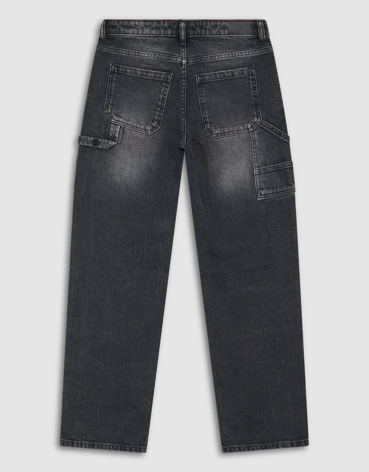 Straight Fit Jeans Dunkelgrau SHOEBY BOYS
