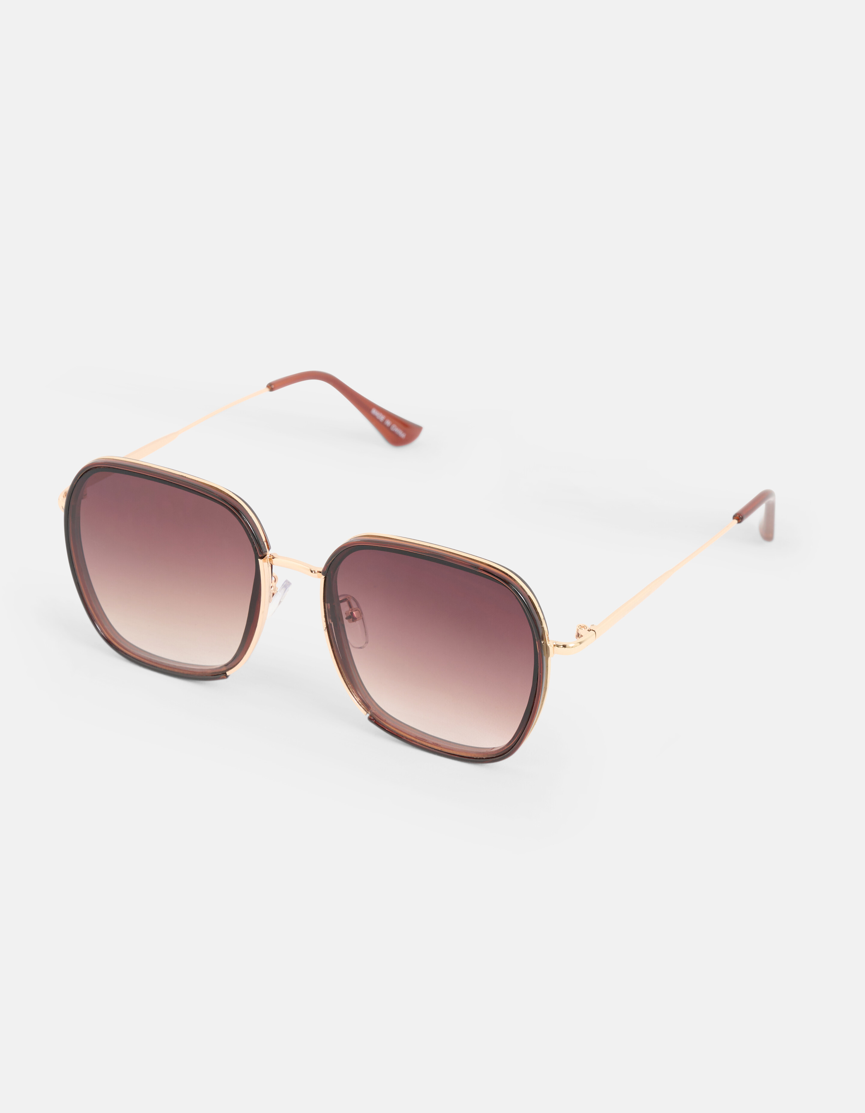 Retro-Sonnenbrille Braun SHOEBY ACCESSOIRES
