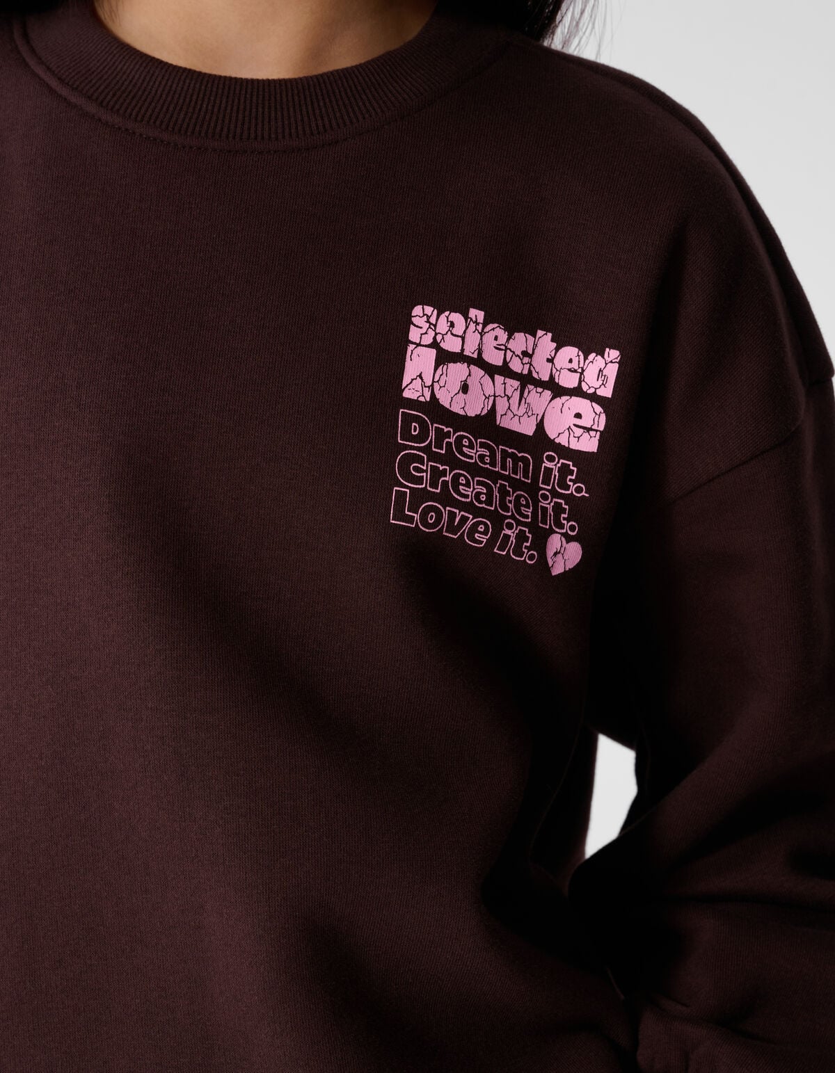 Baseball Artwork Sweatshirt Braun SHOEBY GIRLS
